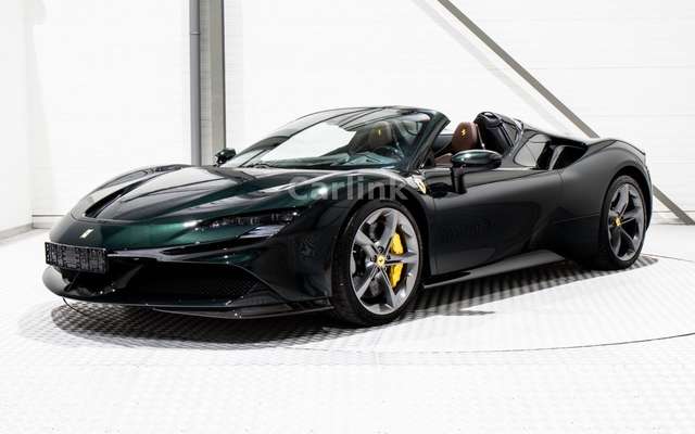 Imagine Ferrari SF90 Spider CARBON FIB.-LIFT-VERDE ZELTWEG