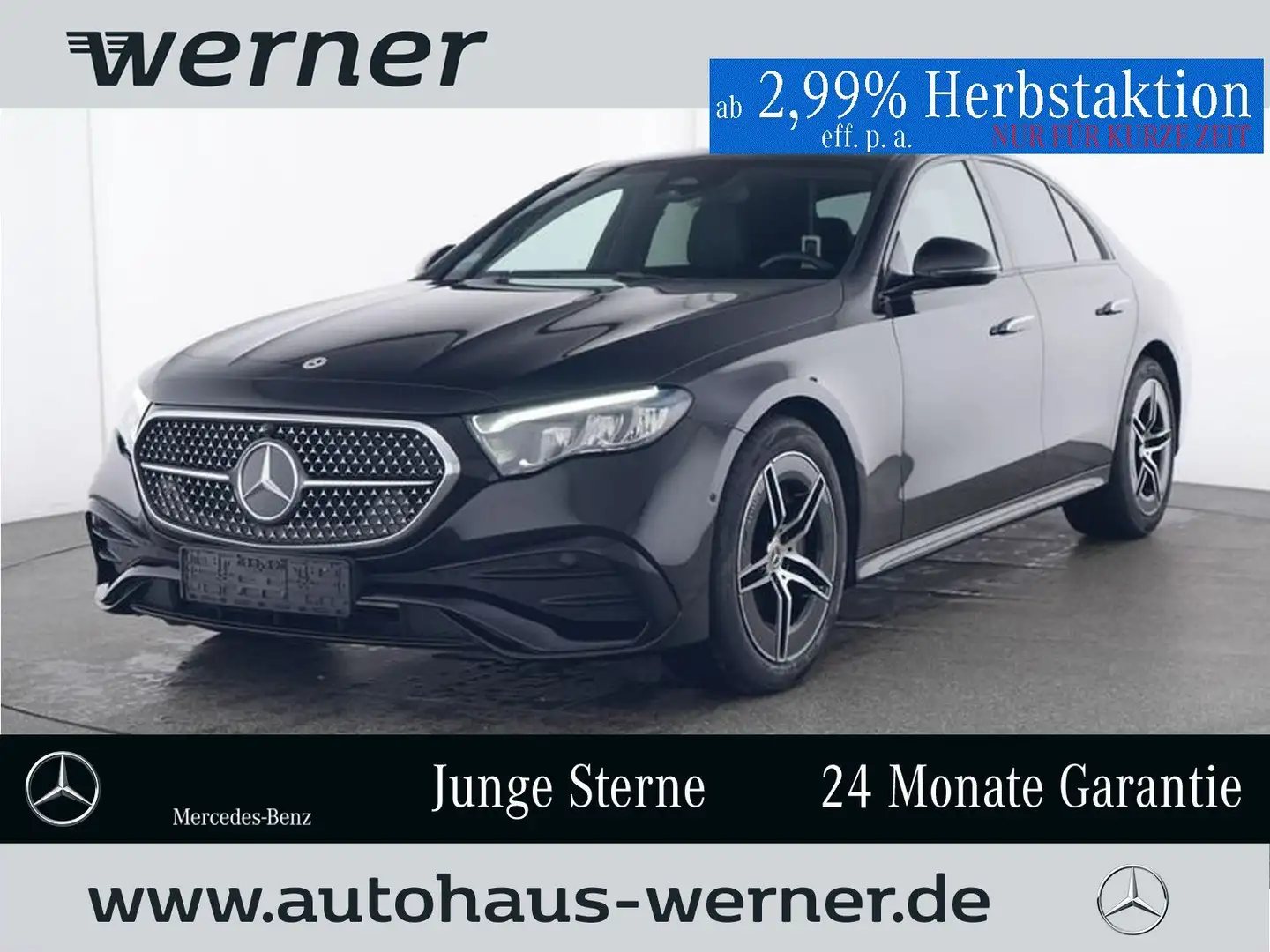 Mercedes-Benz E 200 AMG-ADVANCED NIGHT KEYLG DISTR KAMERA WDGS Nero - 1