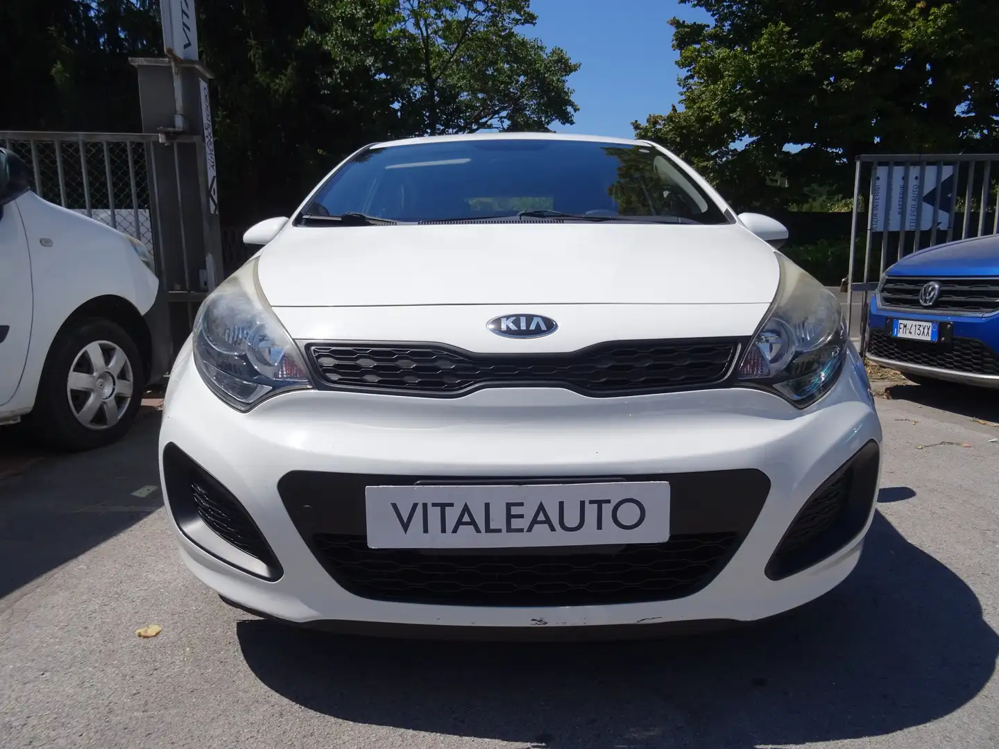 Kia Rio 5p 1.2 cvvt Active KM 69000 ((OK NEOPATENTATI)) Bianco - 2