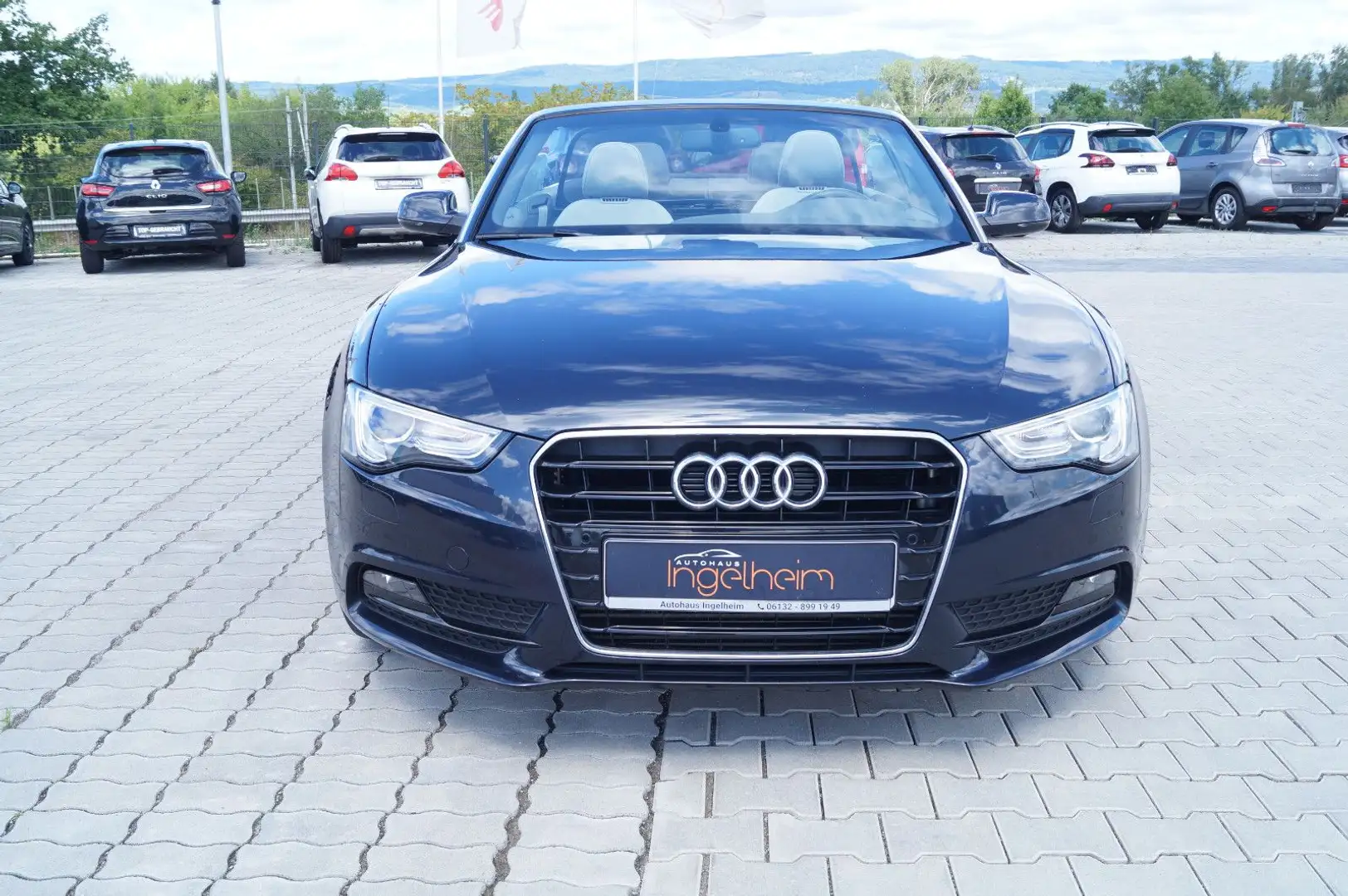 Audi A5 Cabriolet 1.8 TFSI PDC SHZ Bi-Xen Tempo Leder Blauw - 2