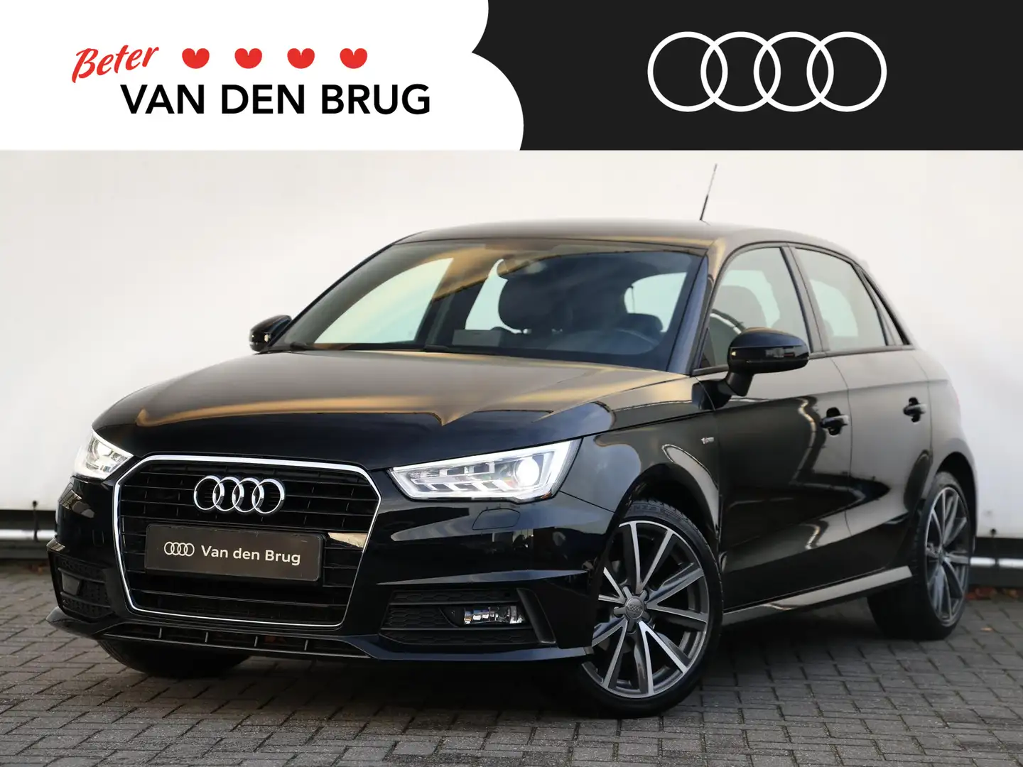 Audi A1 Sportback 1.0 TFSI Advance Sport | Trekhaak | Bi-x Zwart - 1