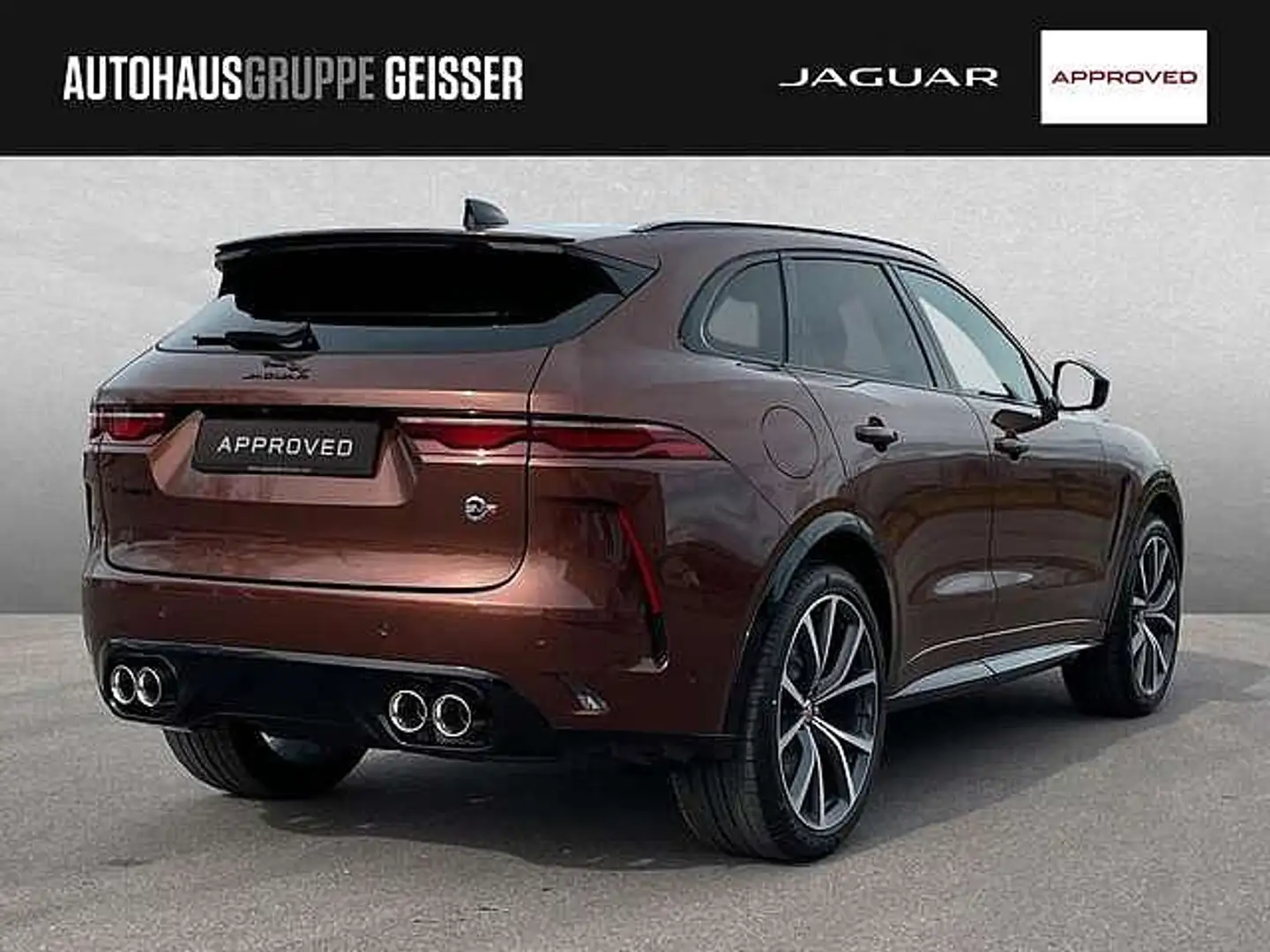 Jaguar F-Pace P550 SVR Spiced Copper Edition AHK ACC SD Marrón - 2