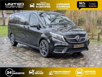 V300d AMG XL 8 places Configuration très rare CUIR TABAC
