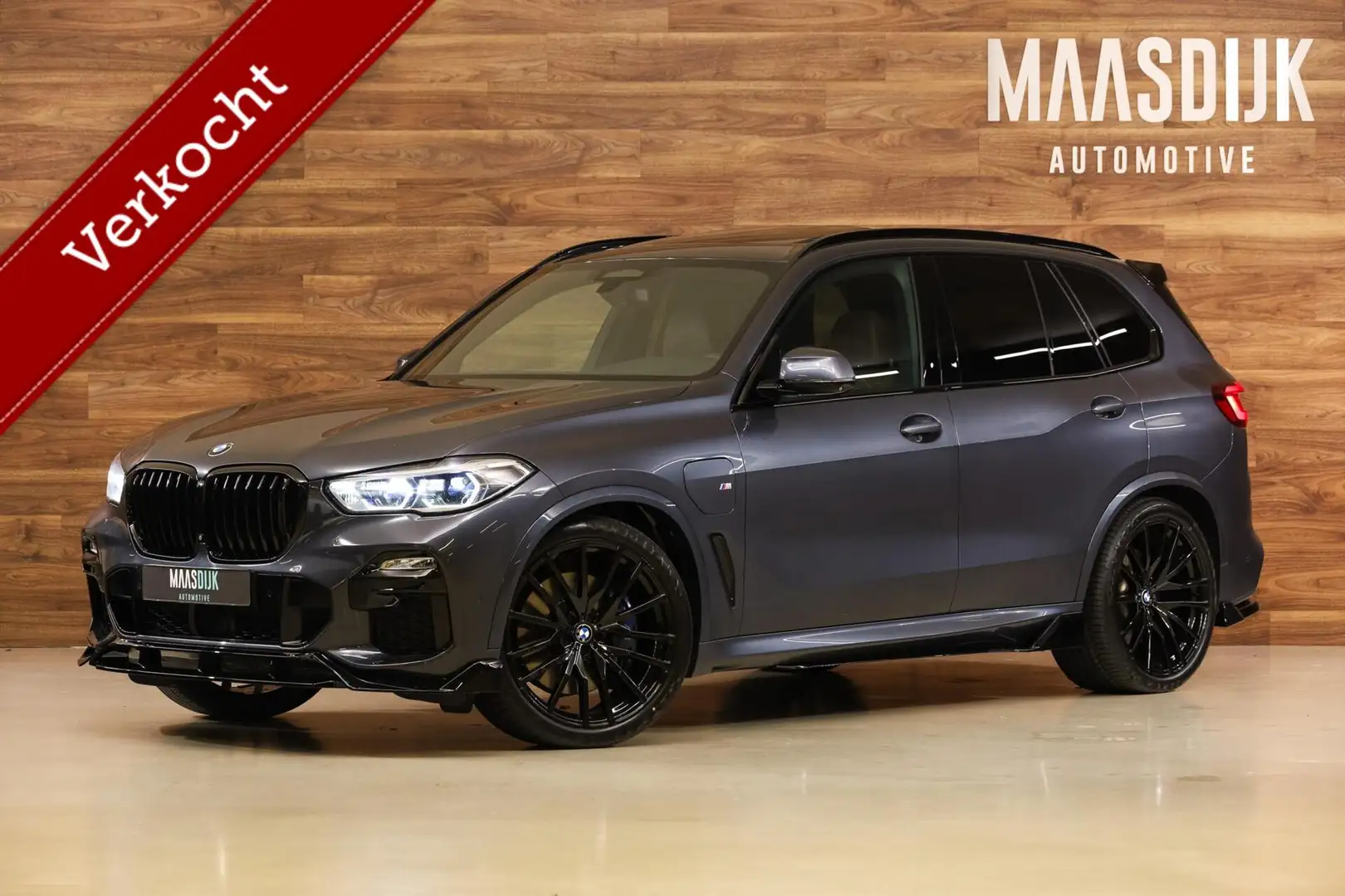 BMW X5 xDrive45e M-Sport|Laser|Pano|Aero|HUD|360|H&K Audi Grijs - 1