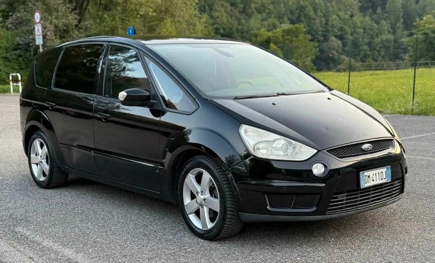 Ford S-Max 2.0 tdci Titanium 130cv auto TETTO MISTO PELLE Noir - 2