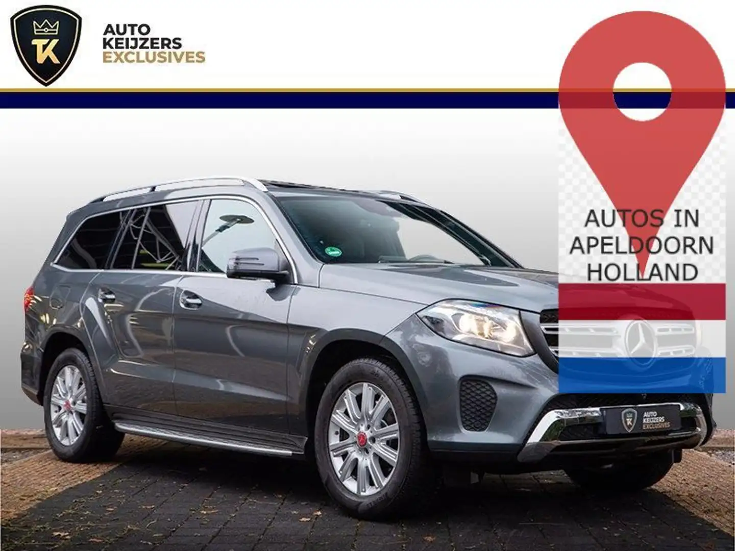 Mercedes-Benz GLS 350 d 4MATIC 1ste Eigenaar Panodak leder AHK Grau - 1