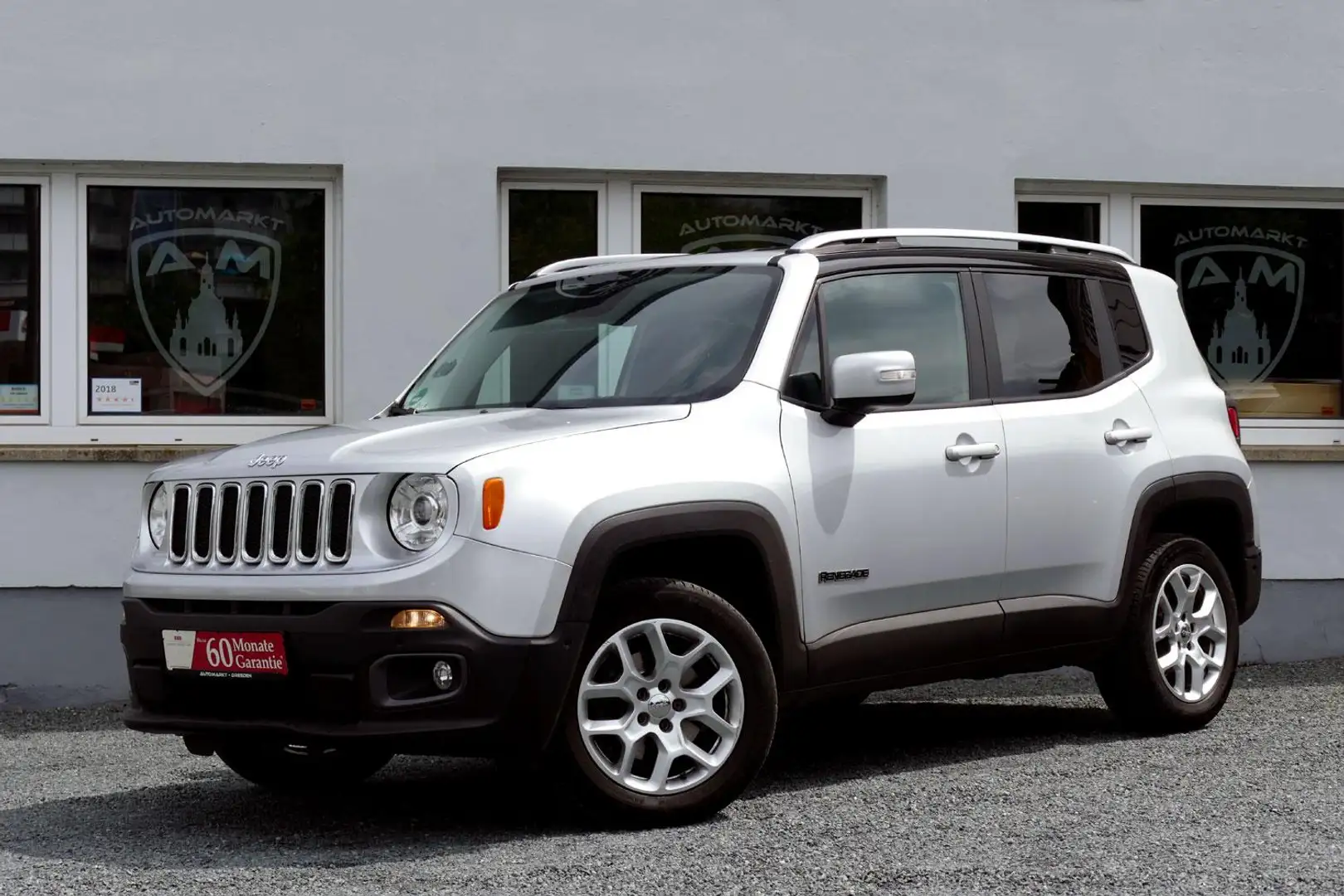 Jeep Renegade Limited 4WD 2.0 M-Jet Leder*Xenon*2-hd. Silber - 1