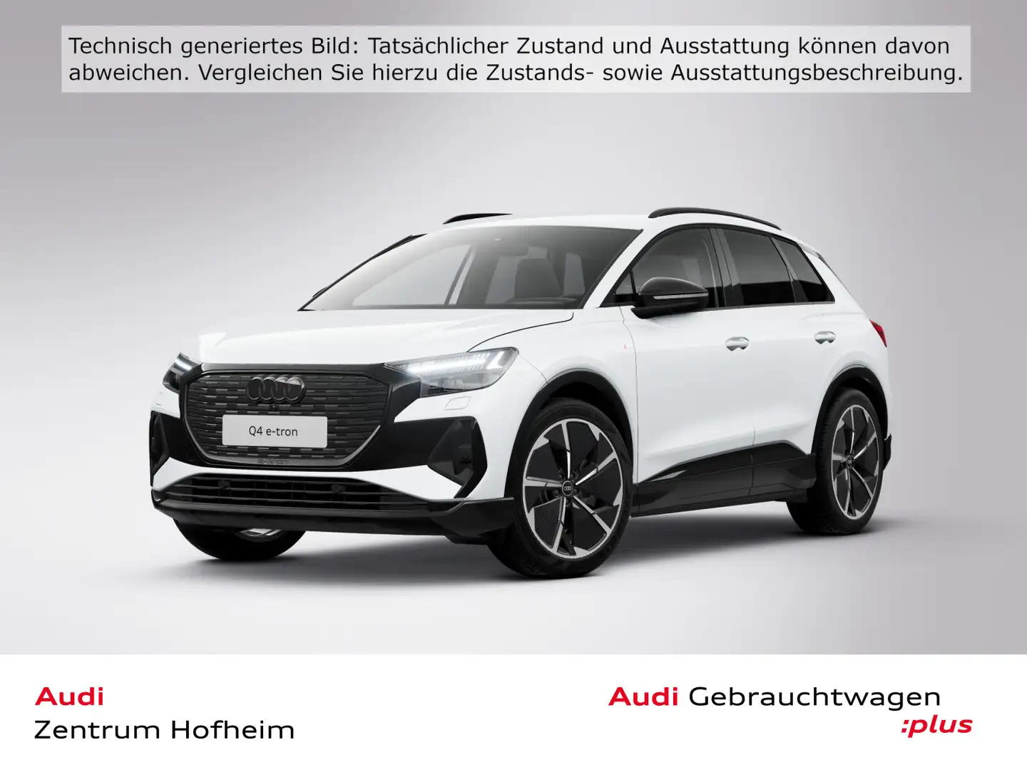 Audi Q4 e-tron 45 S line edition*Matrix*Virtual*Navi+ Weiß - 1