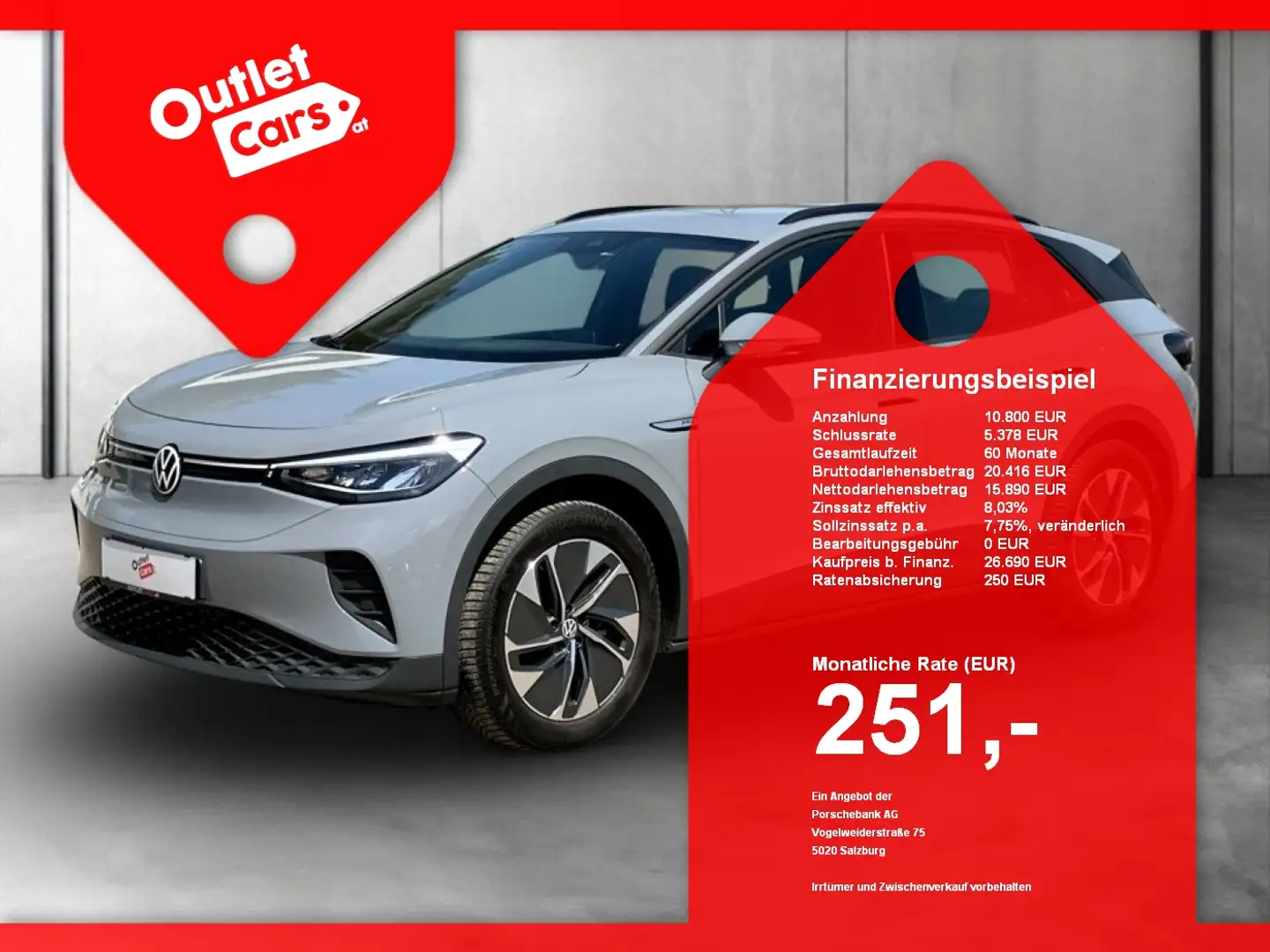 Volkswagen ID.4 Pro Performance Wärmepumpe+ASSIST+NAVI+LED Grau - 1