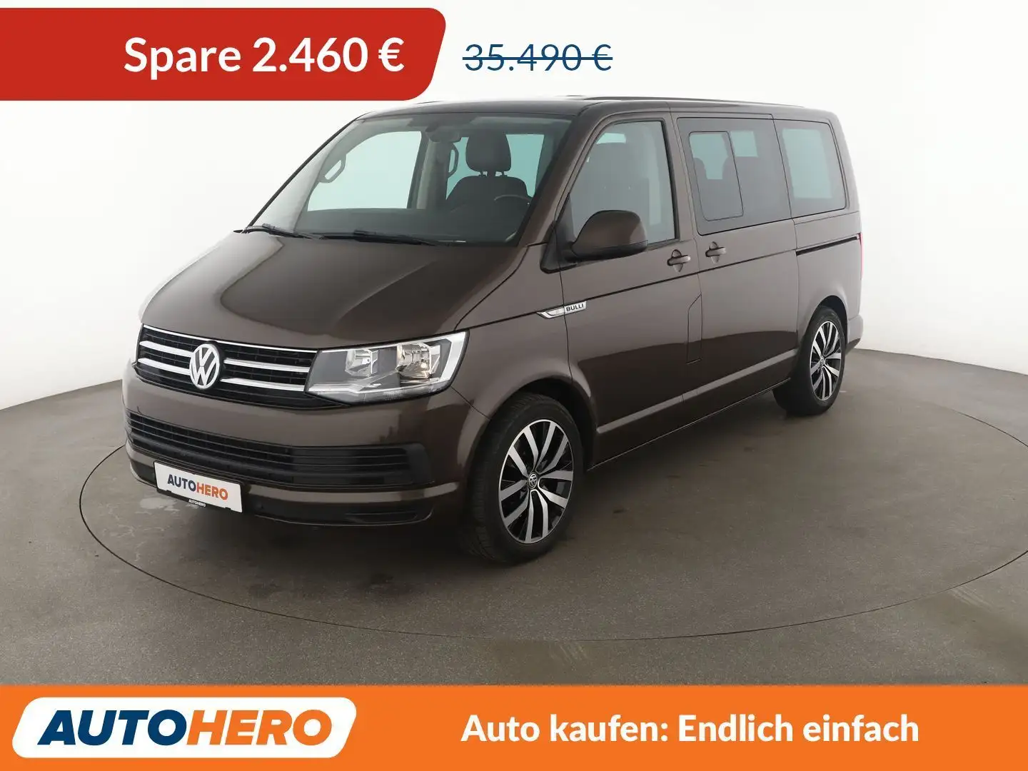Volkswagen T6 Multivan 2.0 TDI Comfortline Aut*TEMPO*NAVI*CAM*PDC*SHZ*AHK Braun - 1