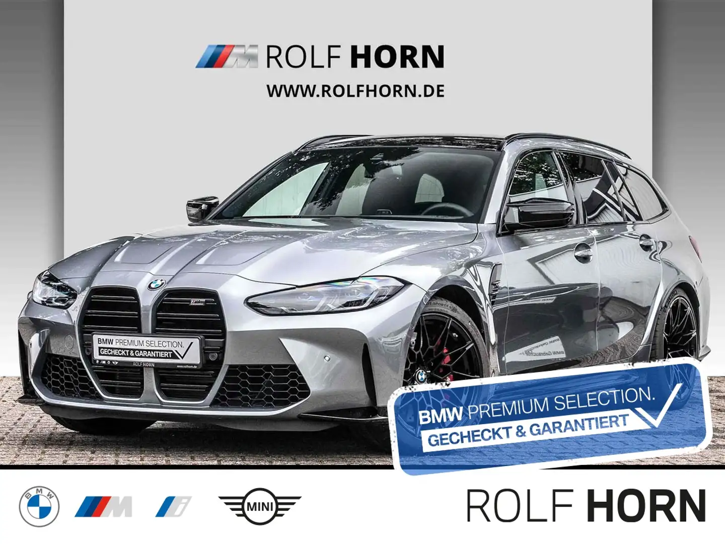 BMW M3 Competion M xDrive Touring Navi HUD Laser H/K Grau - 1