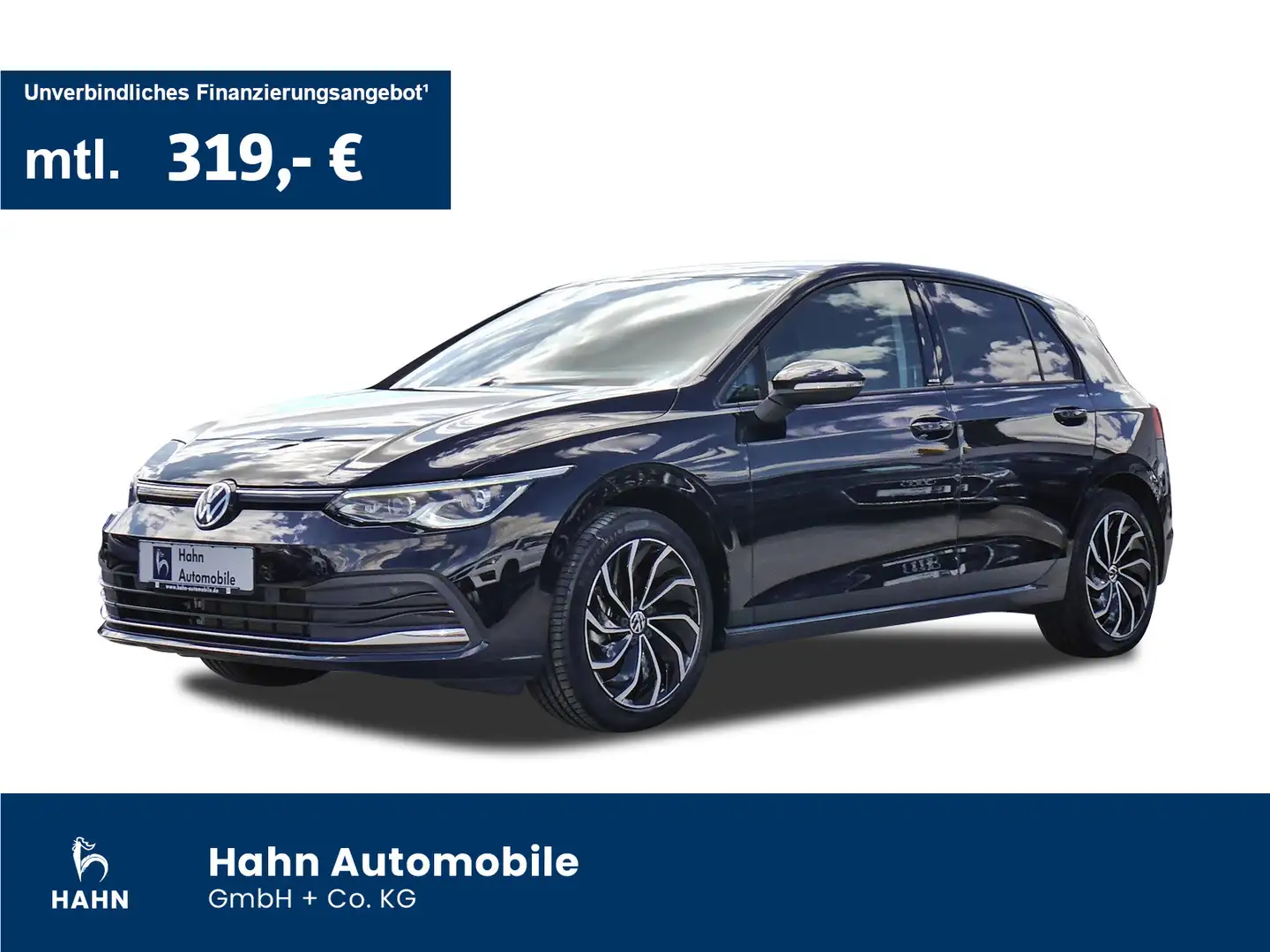 Volkswagen Golf VIII 1.5eTSI DSG Active AHK ACC Matrix HUD Schwarz - 1