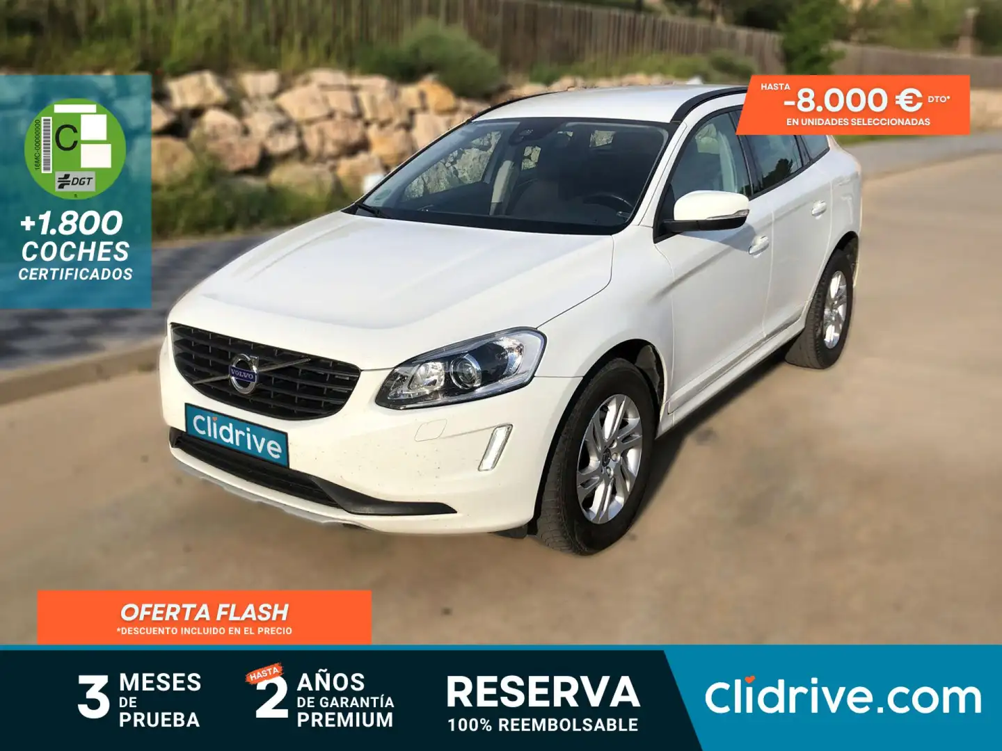 Volvo XC60 D3 Kinetic 150 Blanco - 1