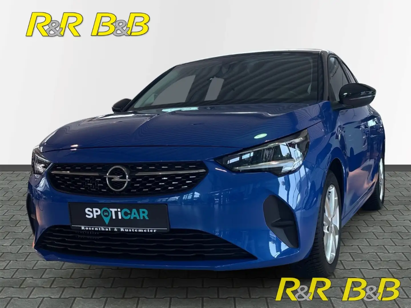 Opel Corsa F Elegance 1.2 Turbo NAVI+SHZ+LHZ+CARPLAY+BT+KLIMA Bleu - 1