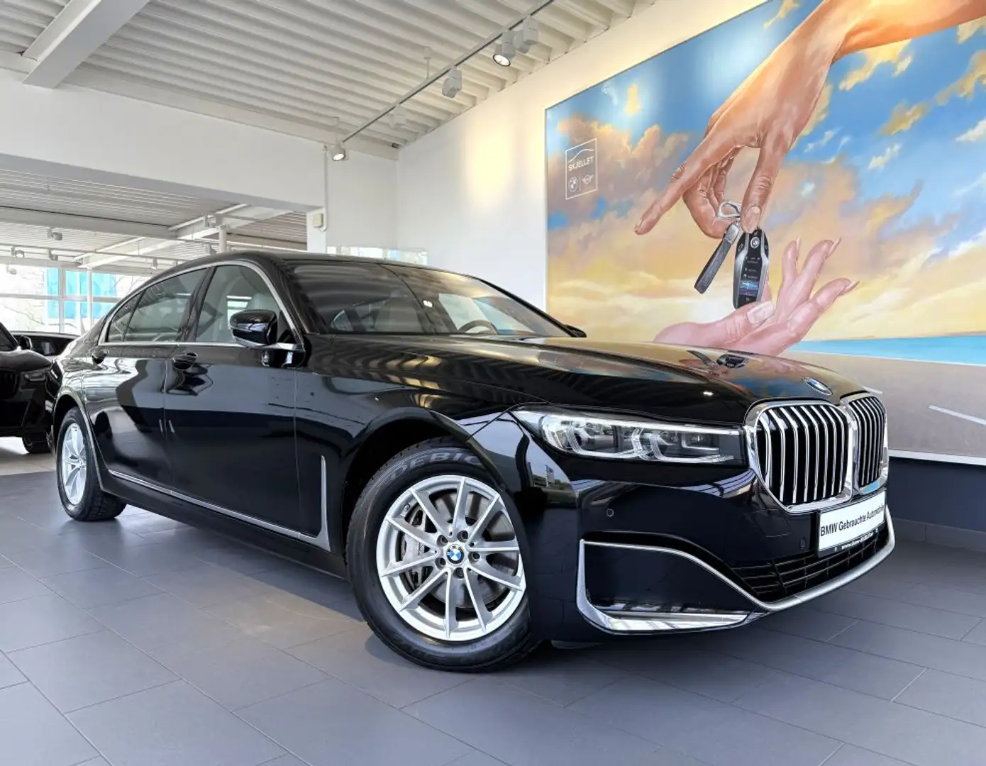 BMW 730 d Lang PANO+SKY+STANDH+HUD+SOFT+KAM+SPUR+AL Nero - 2