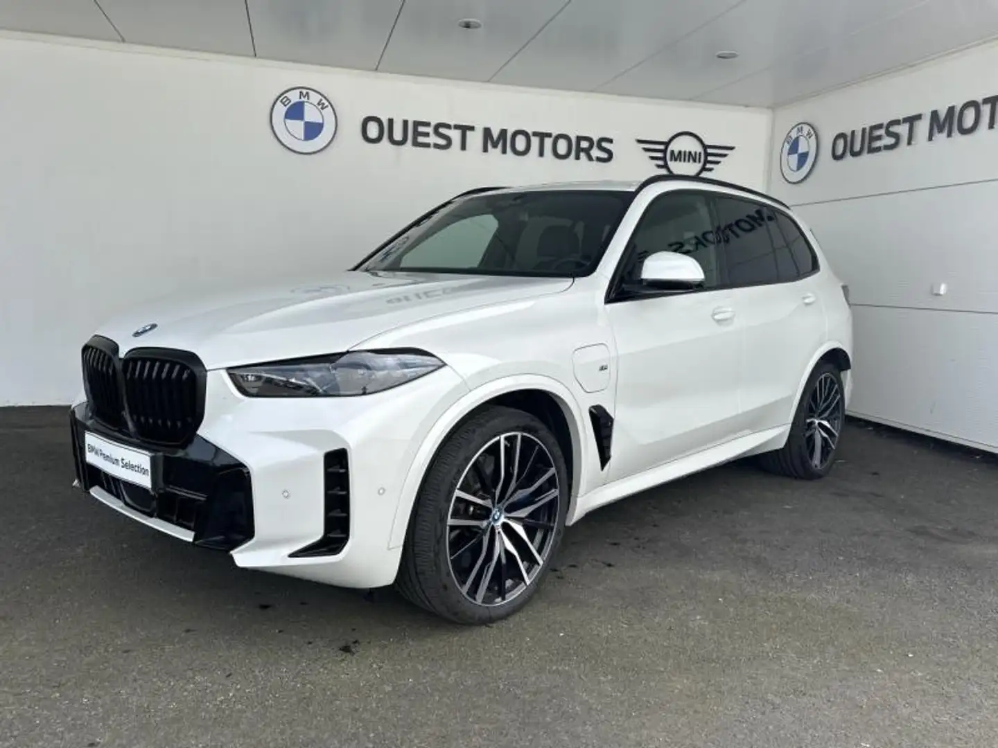 BMW X5 xDrive50e 489ch M Sport Blanc - 1