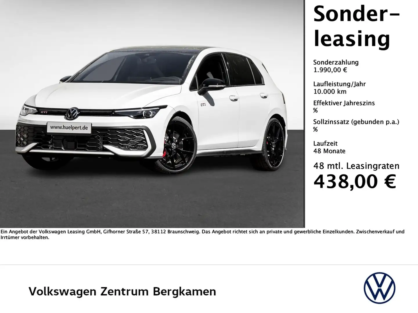 Volkswagen Golf GTI HARMANKARDON BLACKSTYLE PANO AHK Blanc - 1