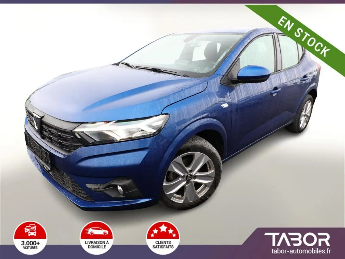 Dacia Sandero III 1.0 TCe 90 Comfort GPS Cam Bleu - 1