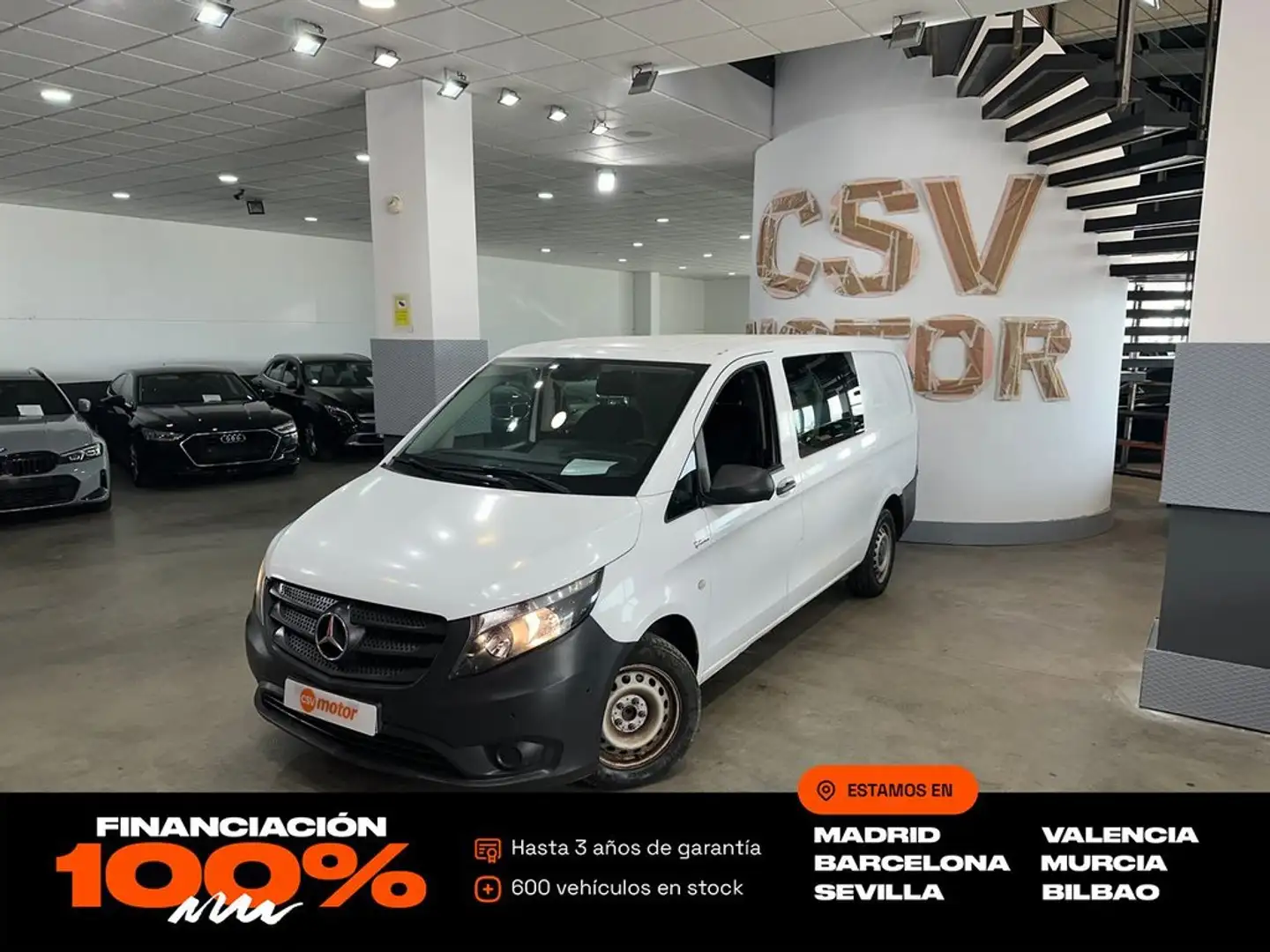 Mercedes-Benz Vito 114CDI 136CV LONG Blanco - 1