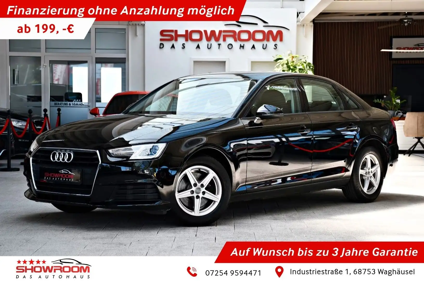 Audi A4 Limousine schwenkbare Anhängerkupplung 84tkm Noir - 1