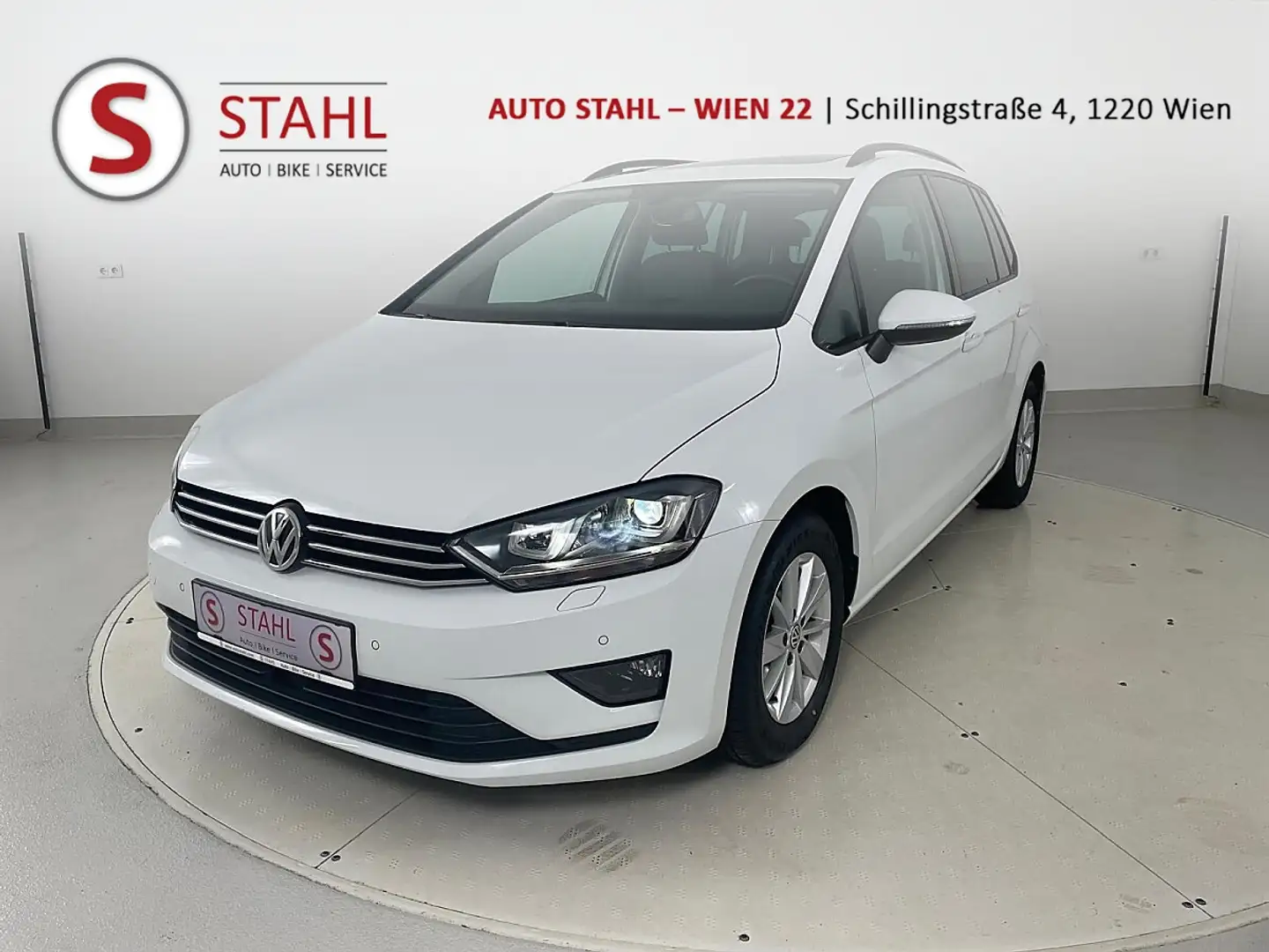 Volkswagen Golf Sportsvan Rabbit BMT 1,2 TSI | Stahl Wien 22 Weiß - 1