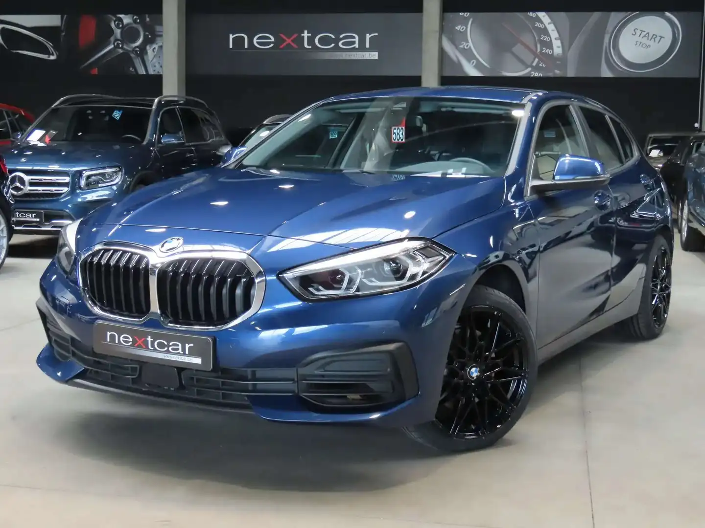 BMW 116 i Hatch New *LED-NAVI PRO-DIGITAL-PARKING-CRUISE* Bleu - 1