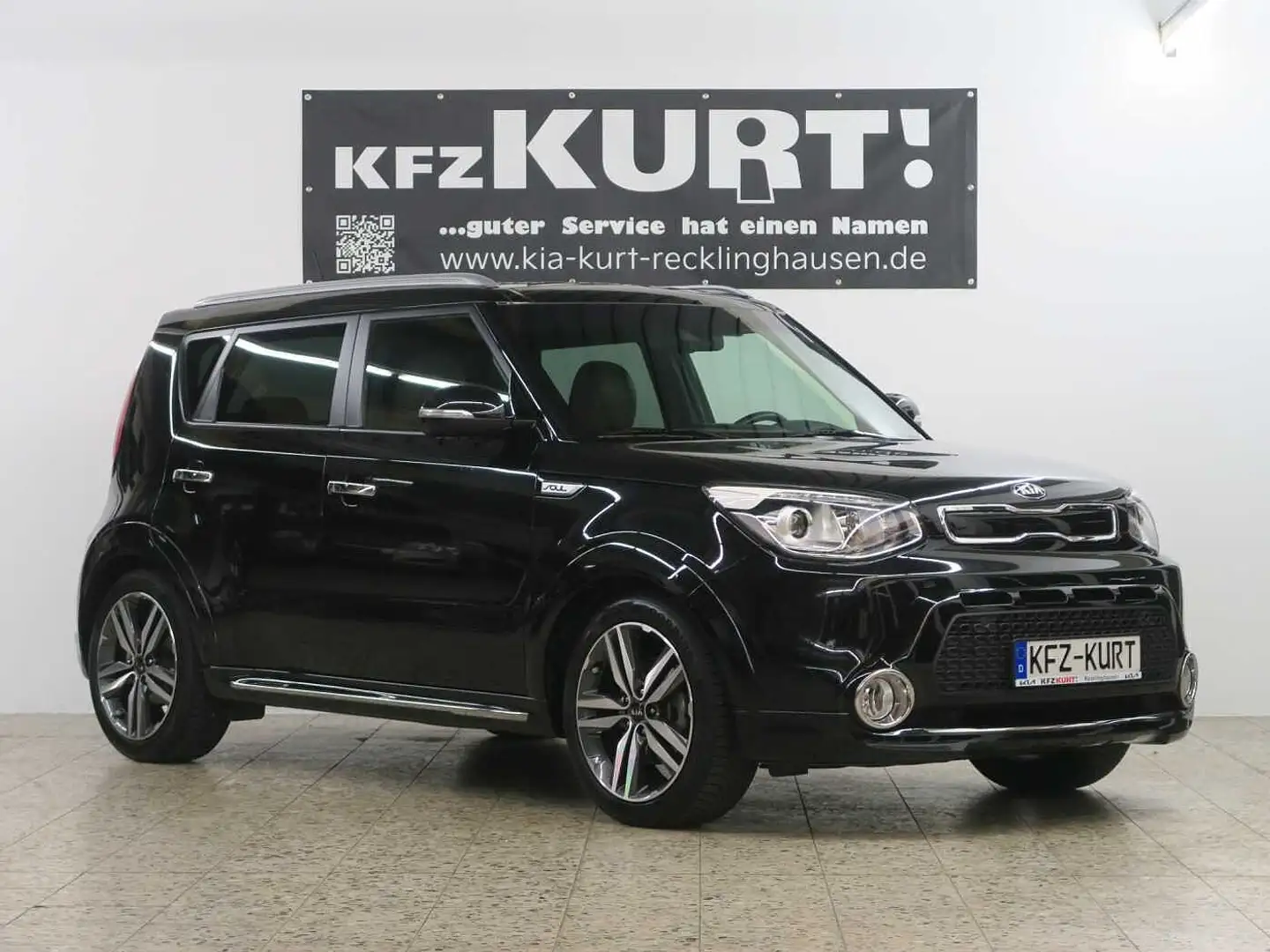 Kia Soul 1.6 GDI Spirit! AHK-GLASDACH Fekete - 1