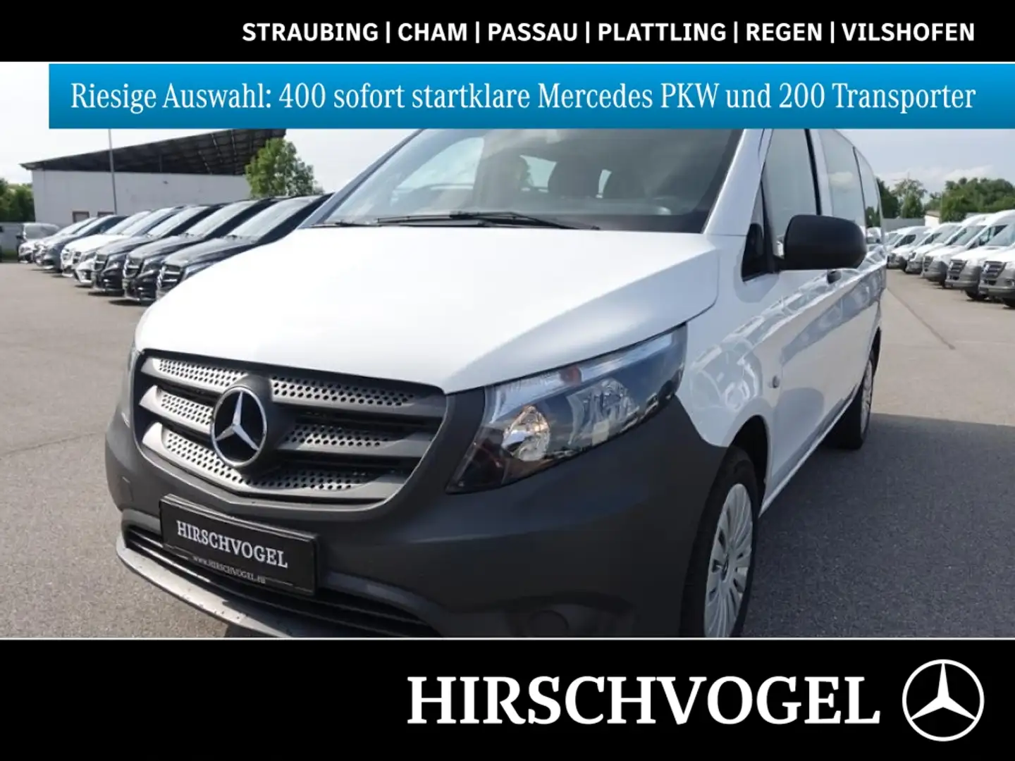 Mercedes-Benz Vito 114 CDI Tourer lang 9G-Tronic 8-Sitzer Weiß - 1