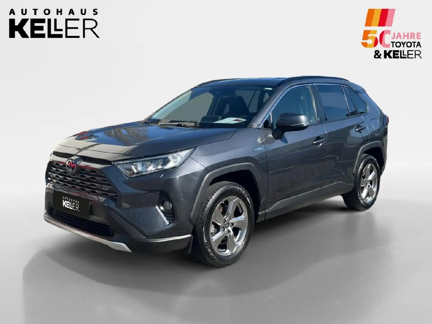 Toyota RAV 4 Hybrid 4x2 Team Deutschland *Technik-Paket *1.Hand Grau - 1