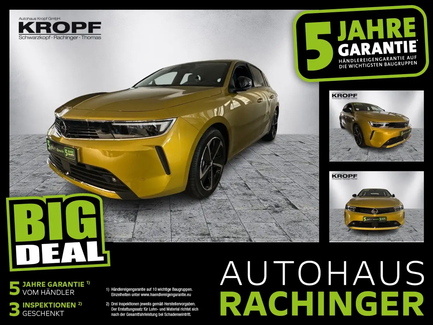 Opel Astra L 1.6T Plugin Fin. ab 2,99% LED+LM+SHZ+LHZ Gelb - 1