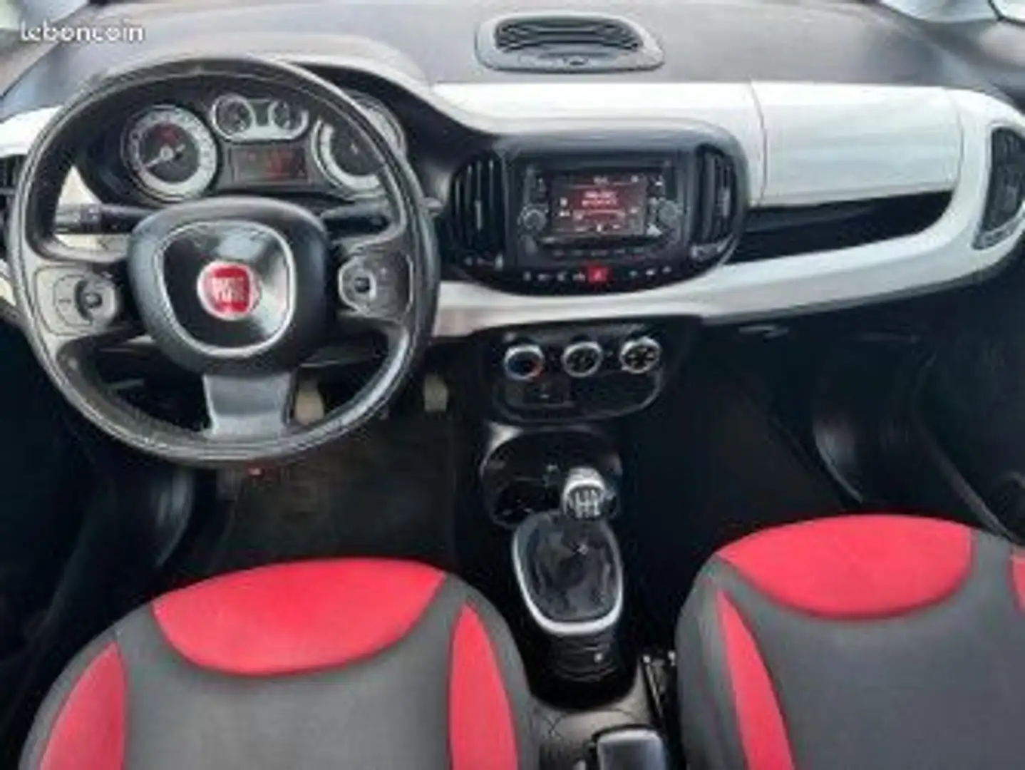 Fiat 500L 1.3 d multijet lounge 85ch Blanc - 2