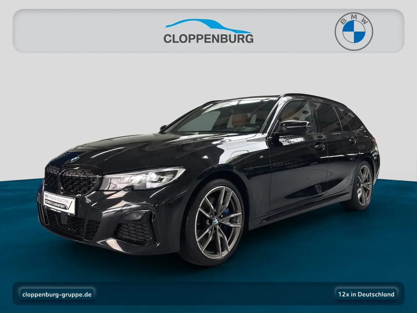 BMW 340 M340i xDrive M Sportpaket Head-Up+AHK+Navi+ACC Schwarz - 1
