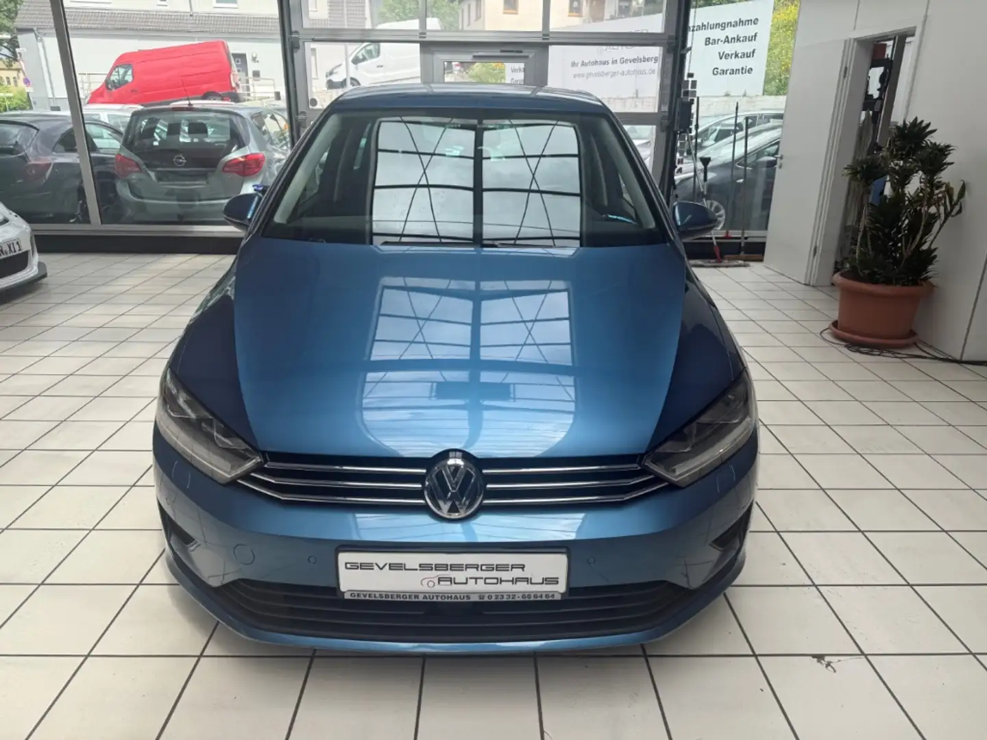 Volkswagen Golf Sportsvan VII Comfortline BMT scheckheft AHK,Navi Bleu - 2