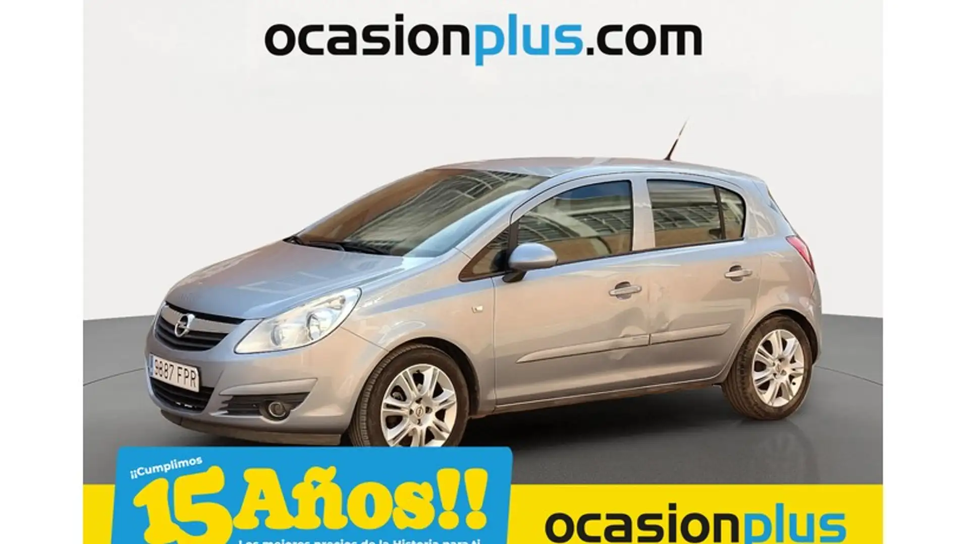 Opel Corsa 1.4 Enjoy Plateado - 1
