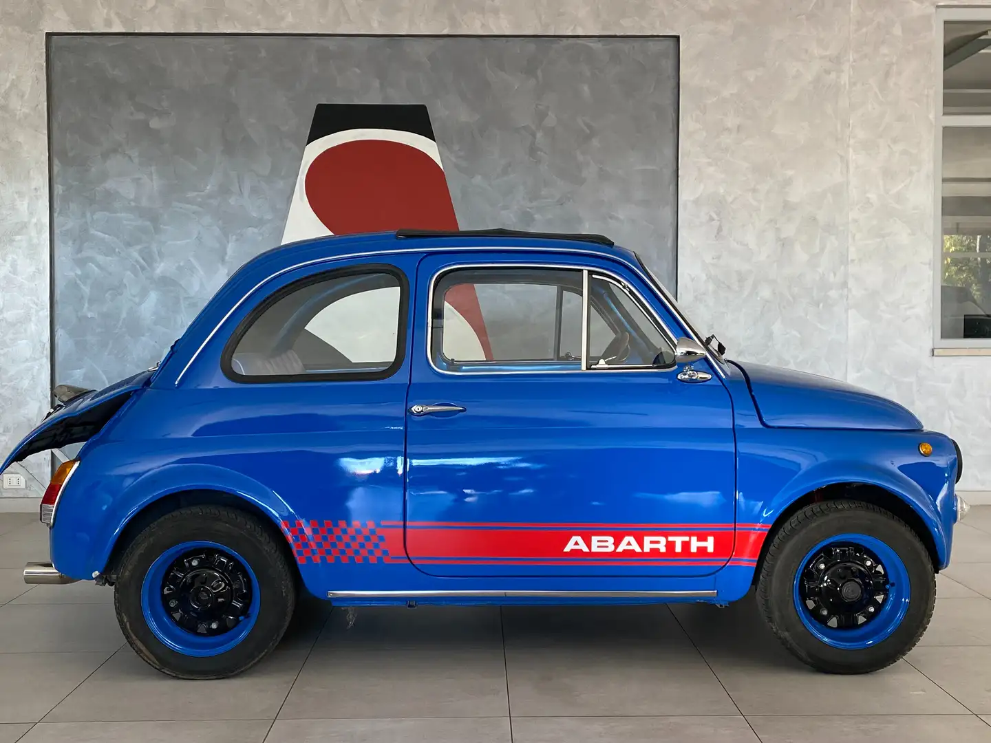 Fiat 500 F - Motore 126 Abarth- 1968 - Blauw - 2