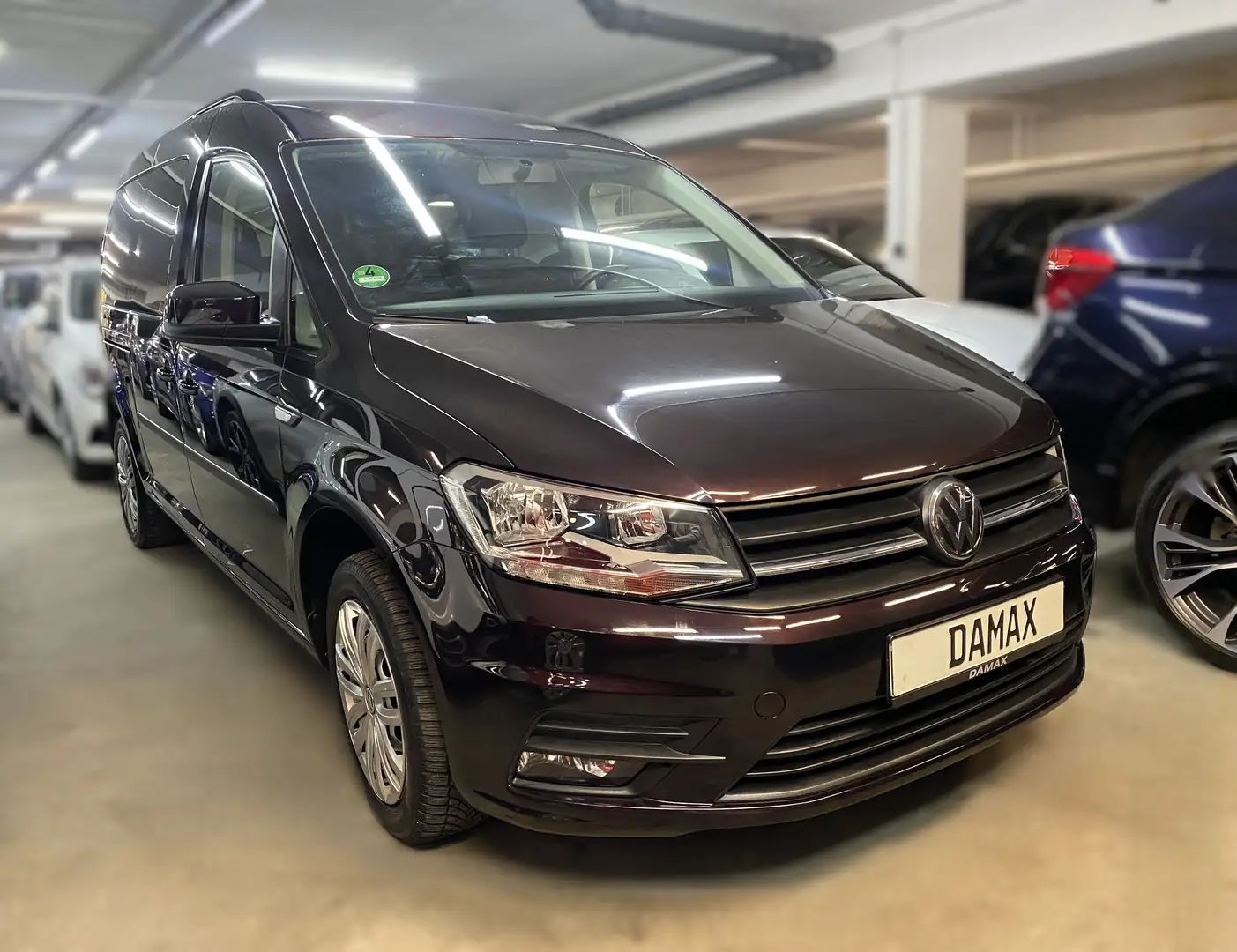 Volkswagen Caddy Maxi Trendline BMT*7 Sitzer*NAVI*PDC Violet - 2