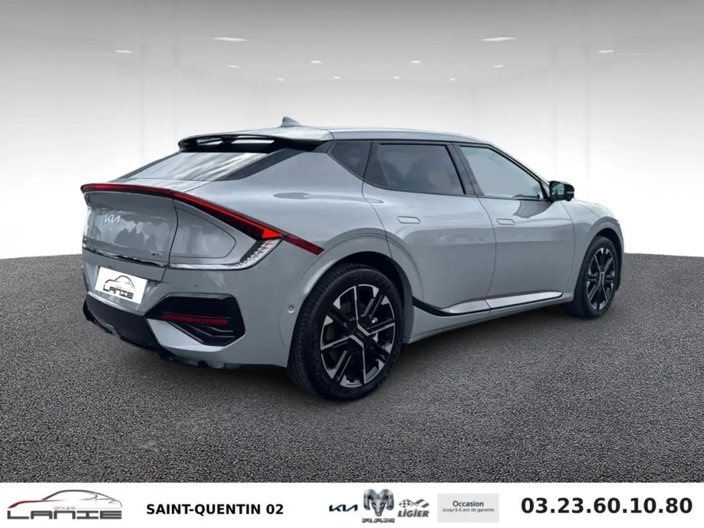 Kia EV6 84kWh 229 ch Autonomie Longue GT-line Premium Blanc - 2