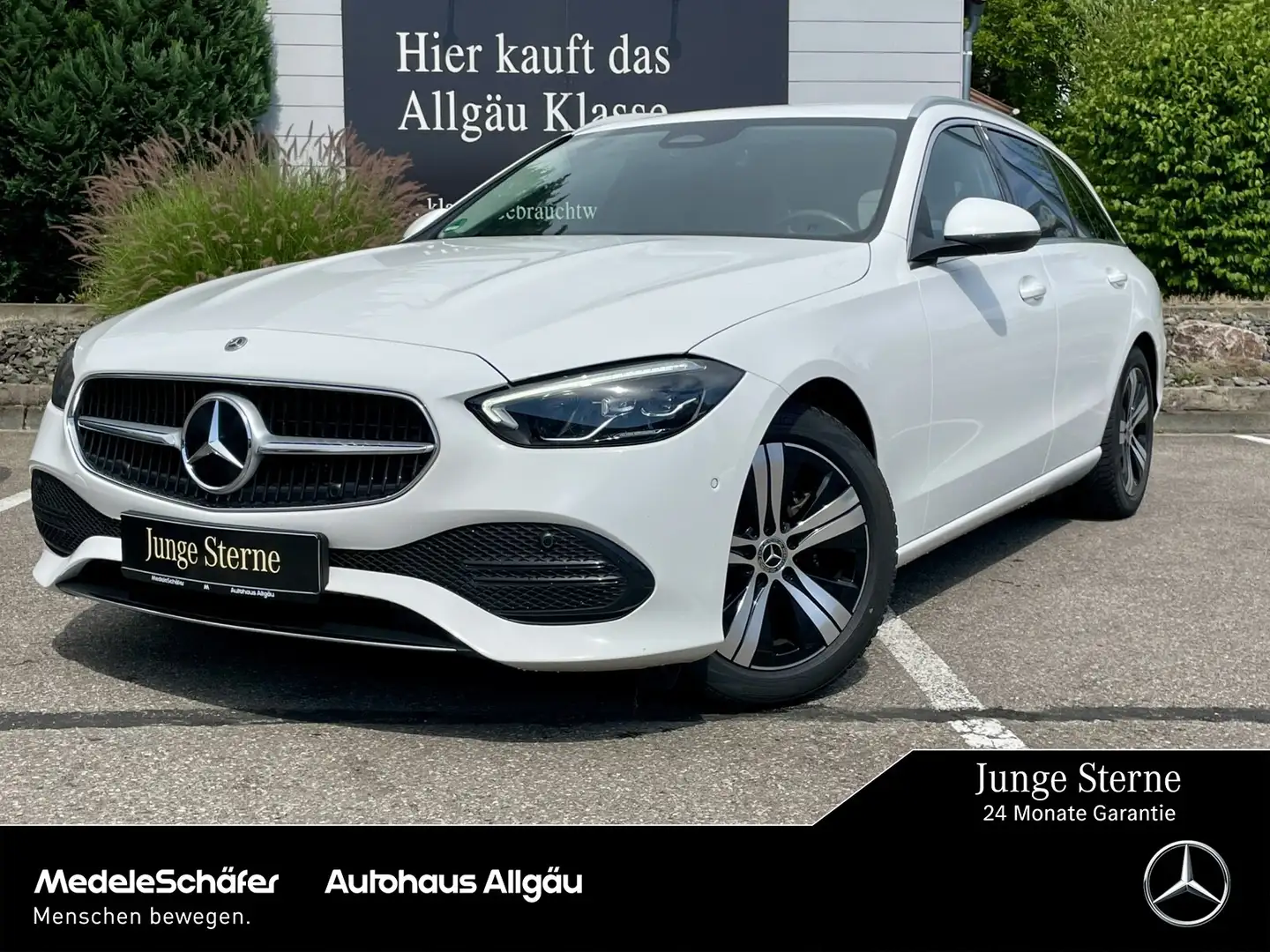 Mercedes-Benz C 220 C 220 d T 4M Avantgarde AHK LED Kam MBUX ElHeck Weiß - 1