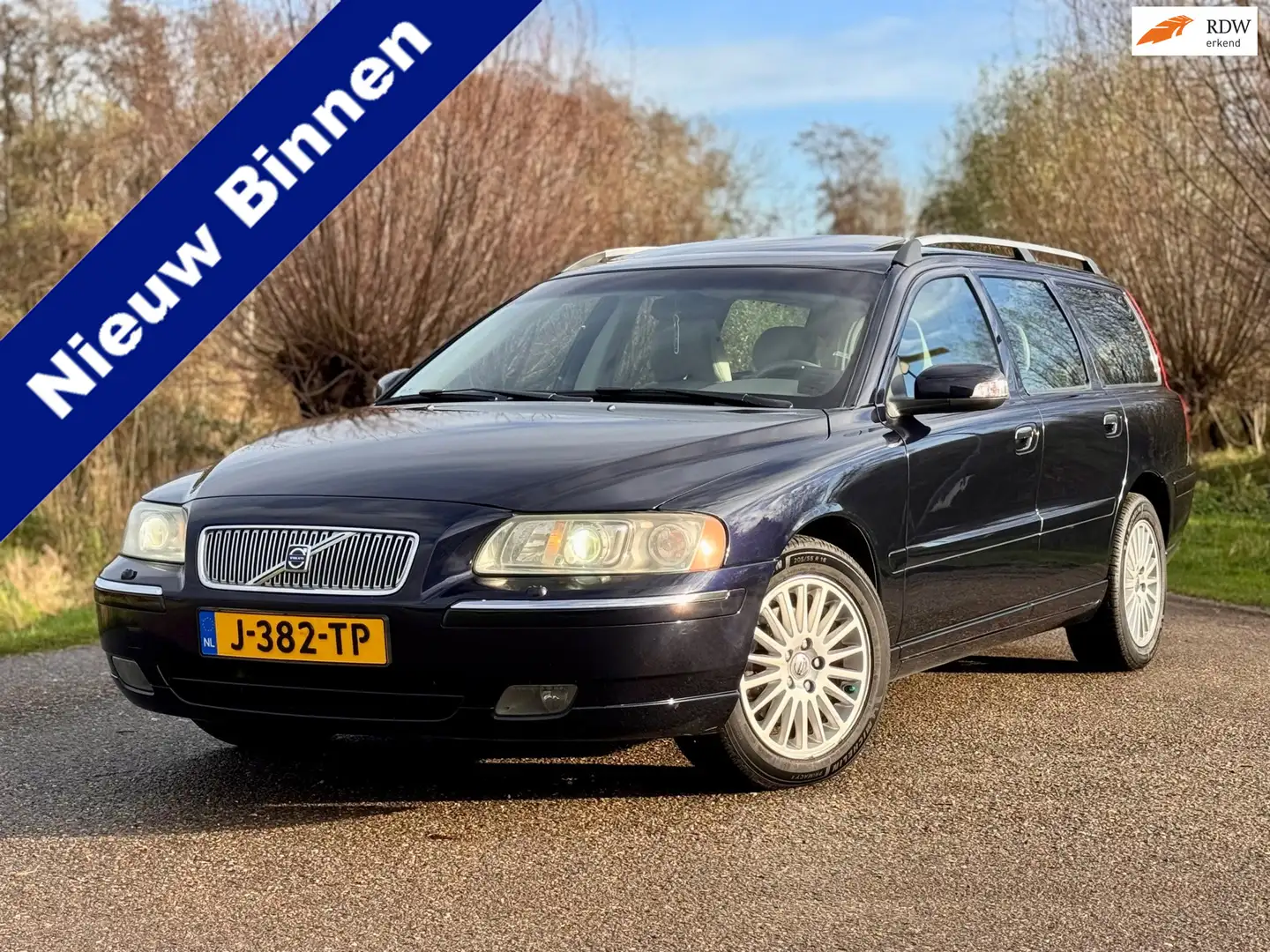 Volvo V70 2.4 Edition Leder Airco Schuifdak Stoel verwarming Bleu - 1