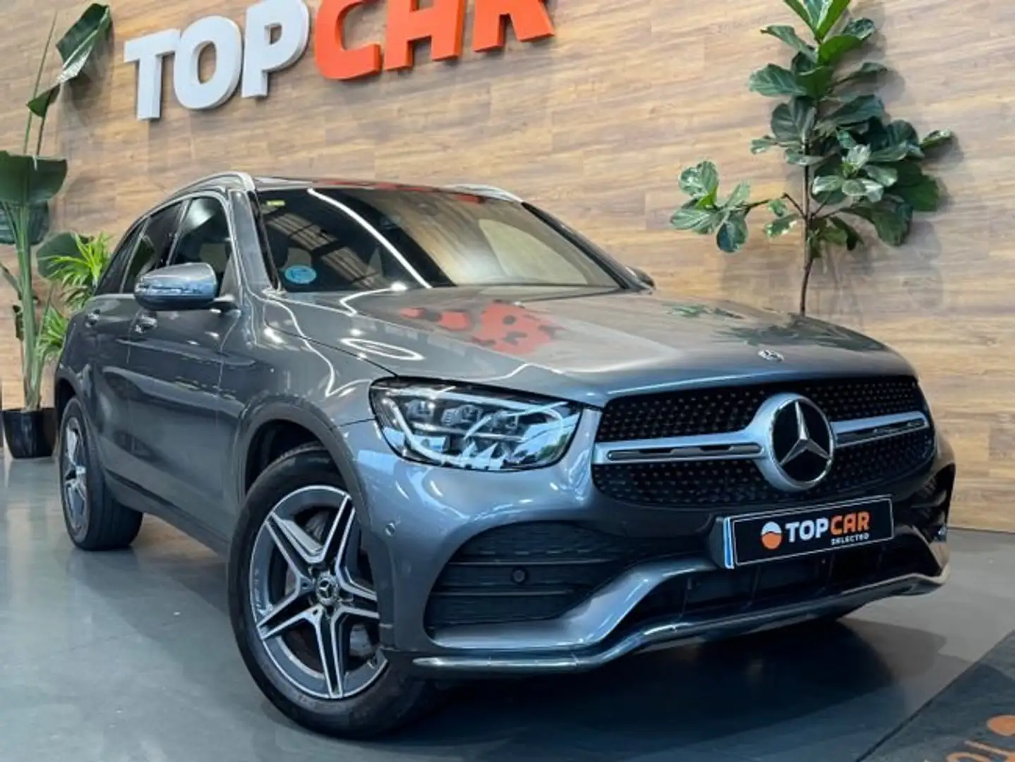 Mercedes-Benz GLC 200 d Amg Techo Gris - 2