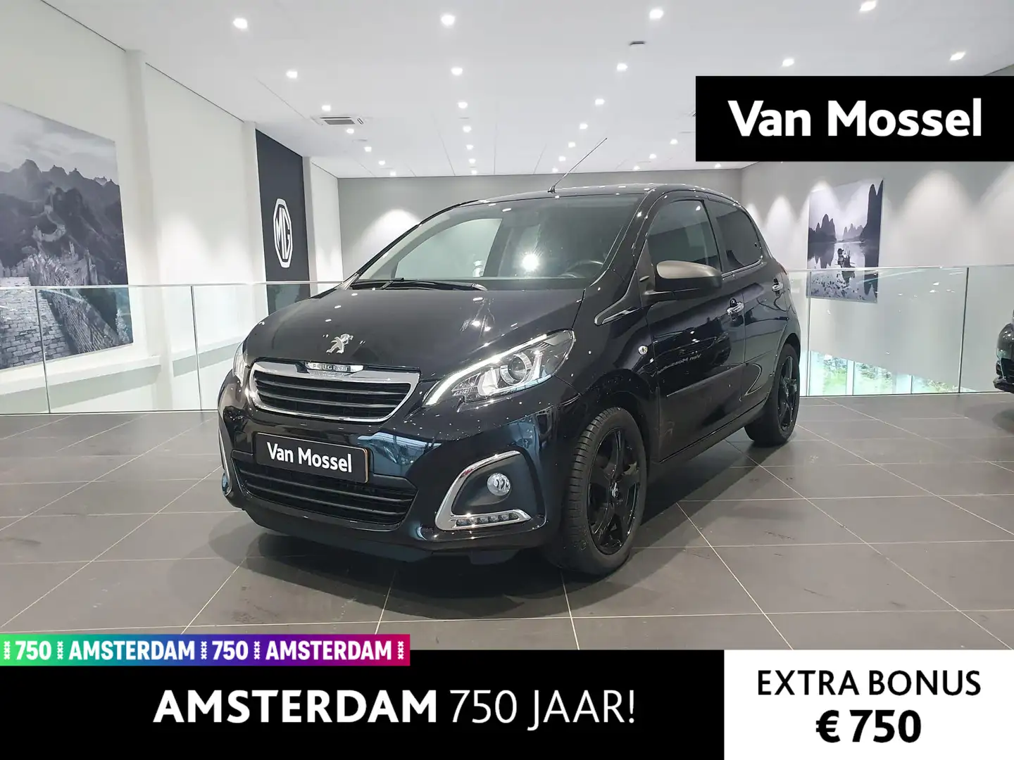 Peugeot 108 1.0 e-VTi Allure | UNIEKE AUTO!| Leder | Stoelverw Noir - 1