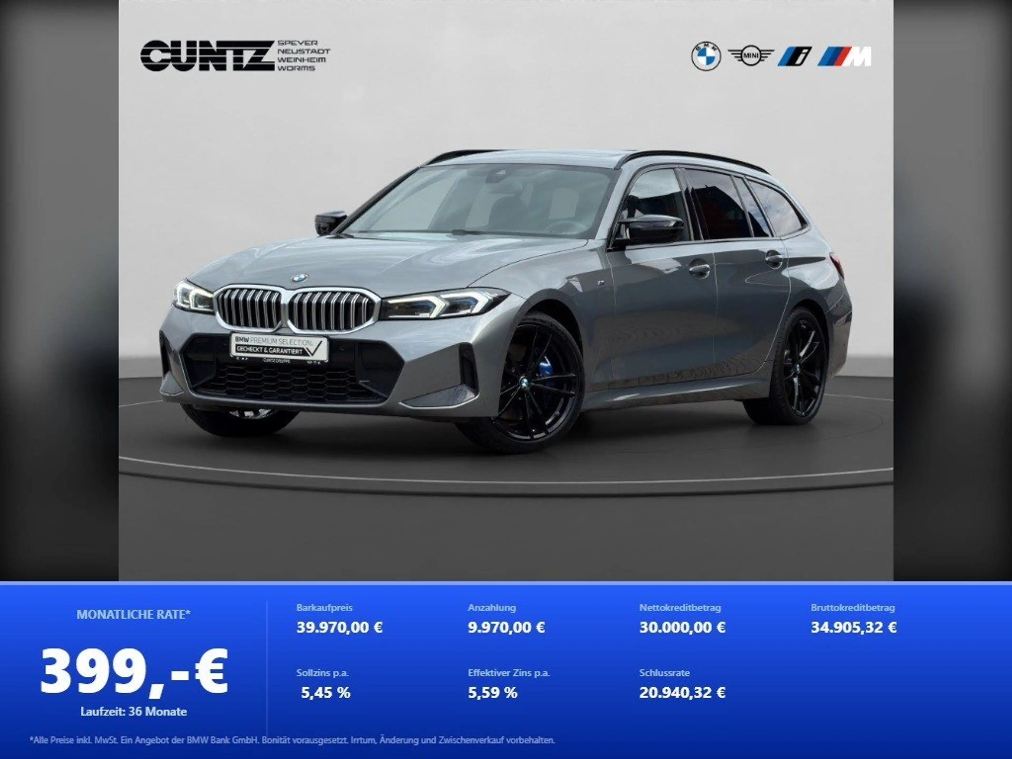 BMW 340 M340d xDrive Touring Panorama Anhängerk. Harman/Ka