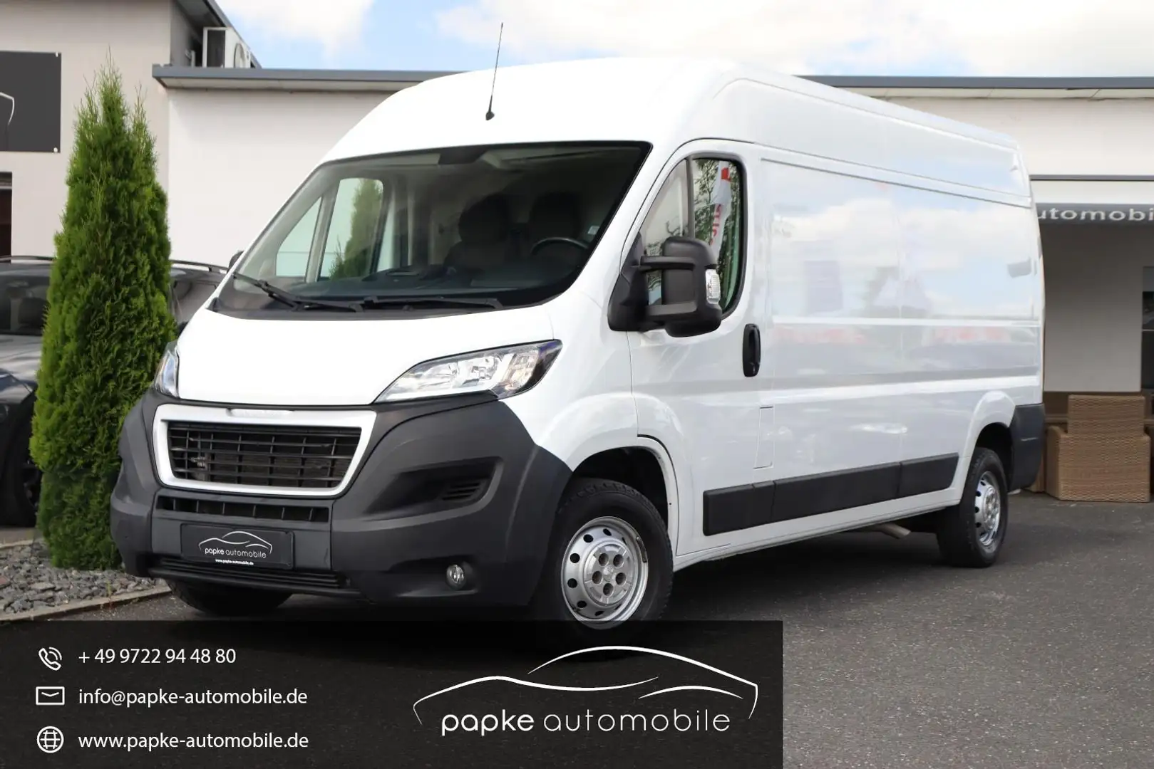 Peugeot Boxer 335 2.0 Blue-HDI L3H2 +3-SITZER+KLIMA+PDC+ Wit - 1