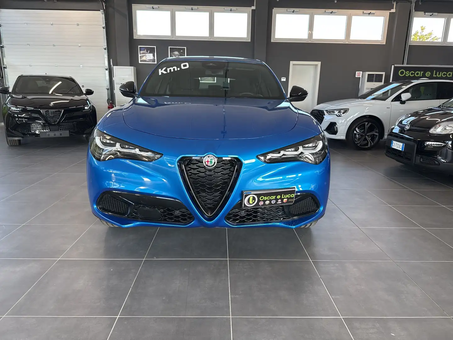 Alfa Romeo Stelvio 2.2 Turbodiesel 160 CV AT8 RWD Sprint Bleu - 2