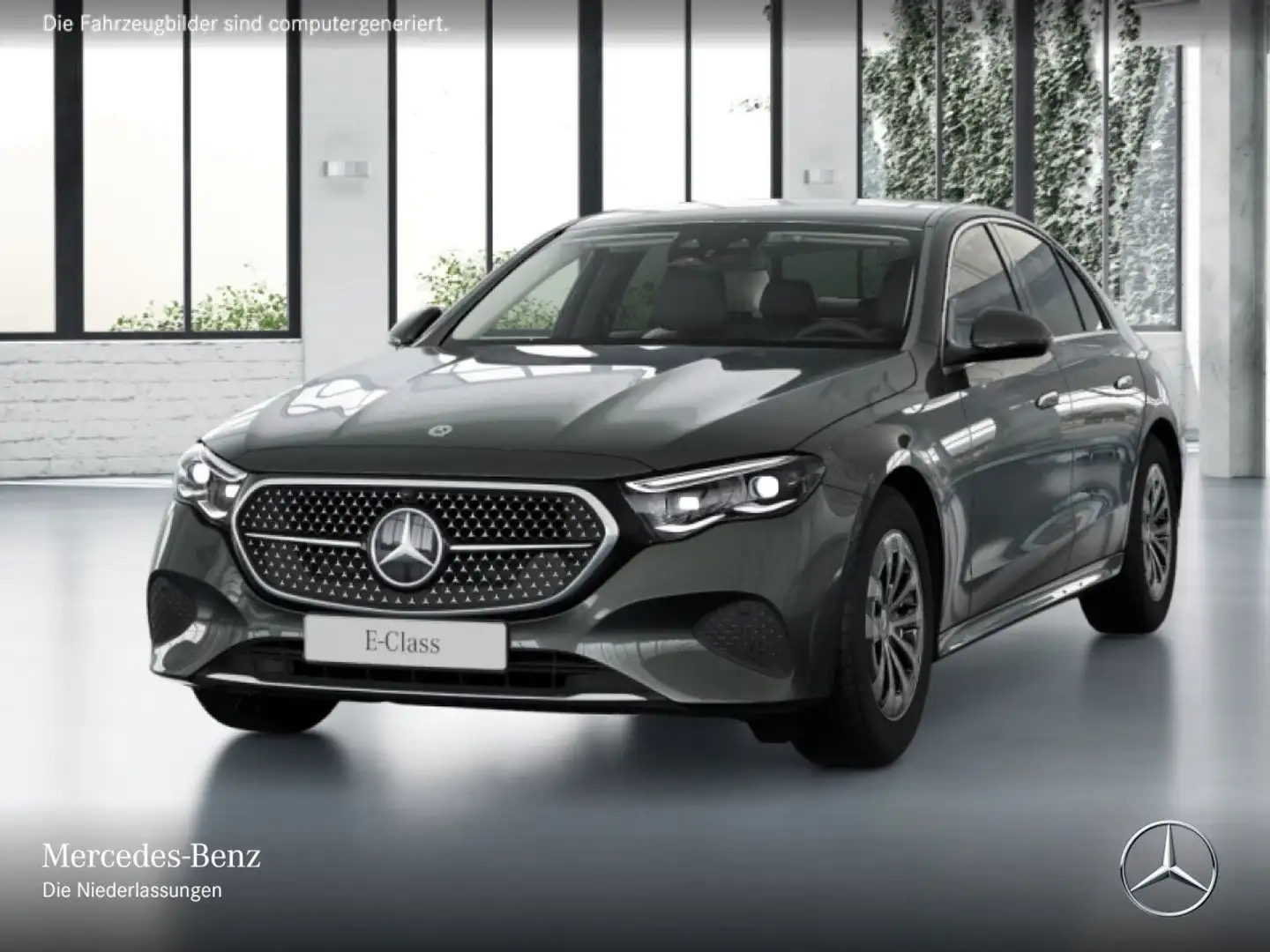 Mercedes-Benz E 200 Avantgarde Fahrass 360° Distr. Spurhalt-Ass Grau - 2