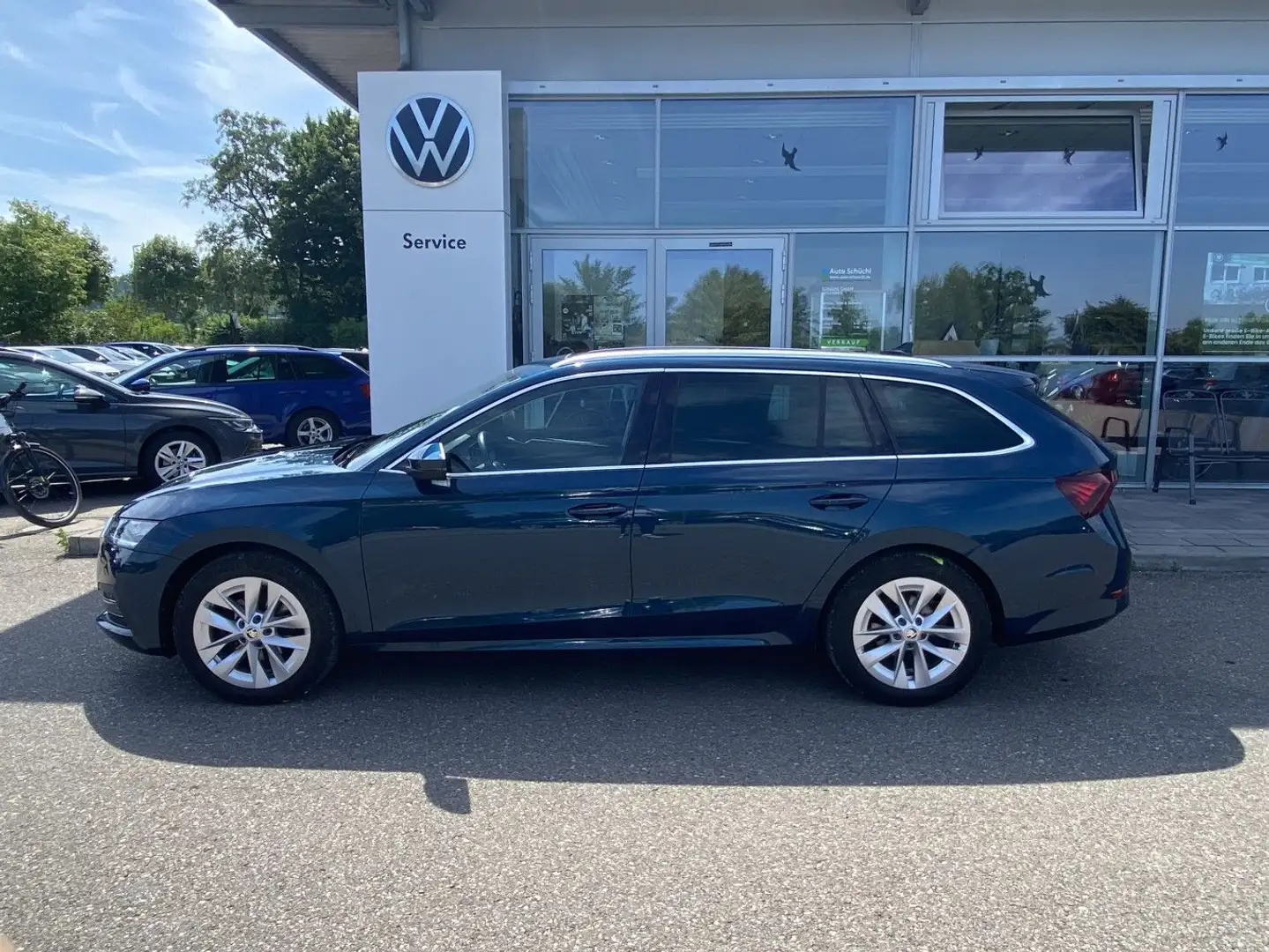 Skoda Octavia Combi 1.0 TSI First Edition AHK+17"+NAVI Blau - 2