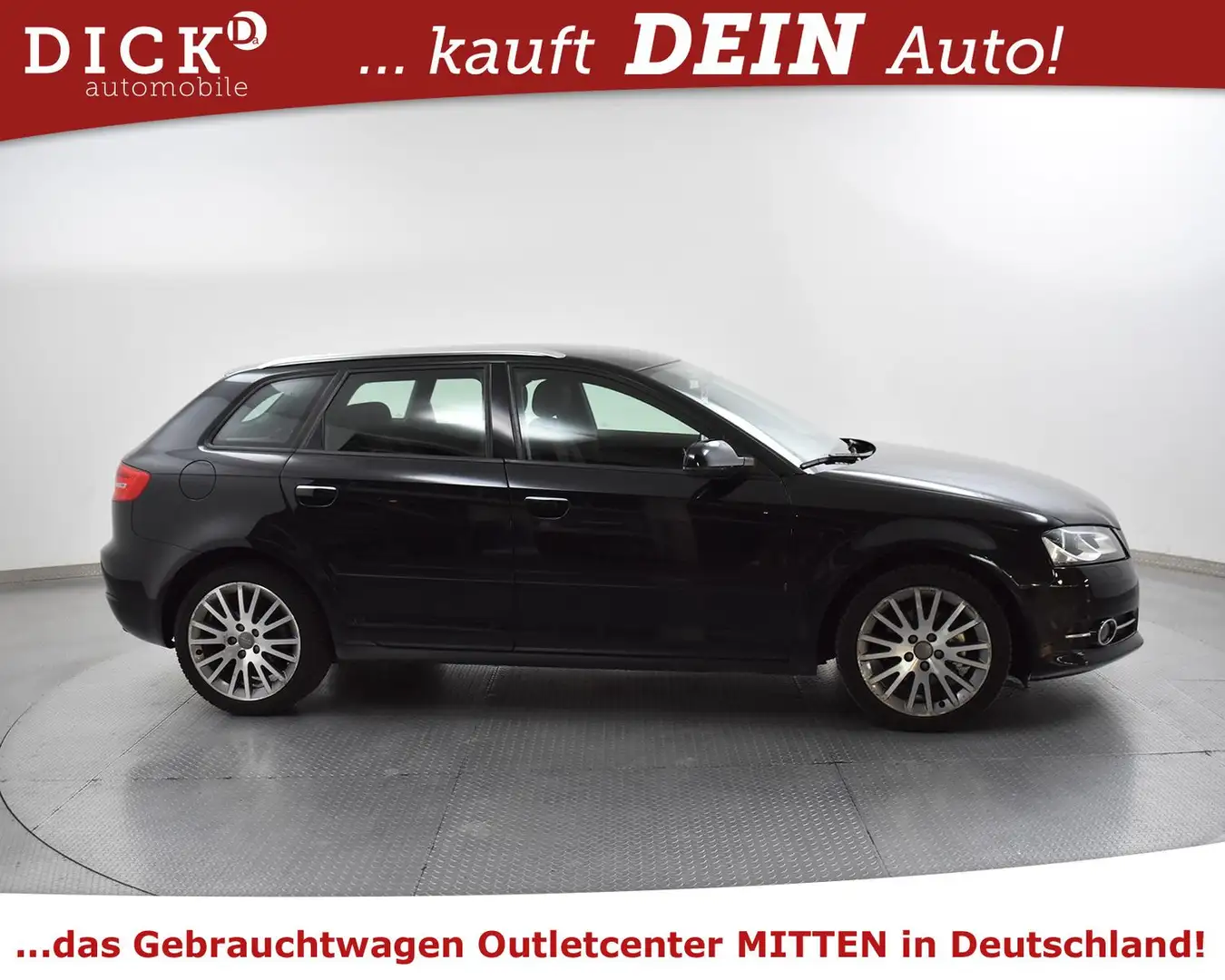 Audi A3 SB 1.4 TFSI Attract. XEN+SHZ+PDC+TEMP+MFL+17" Black - 2