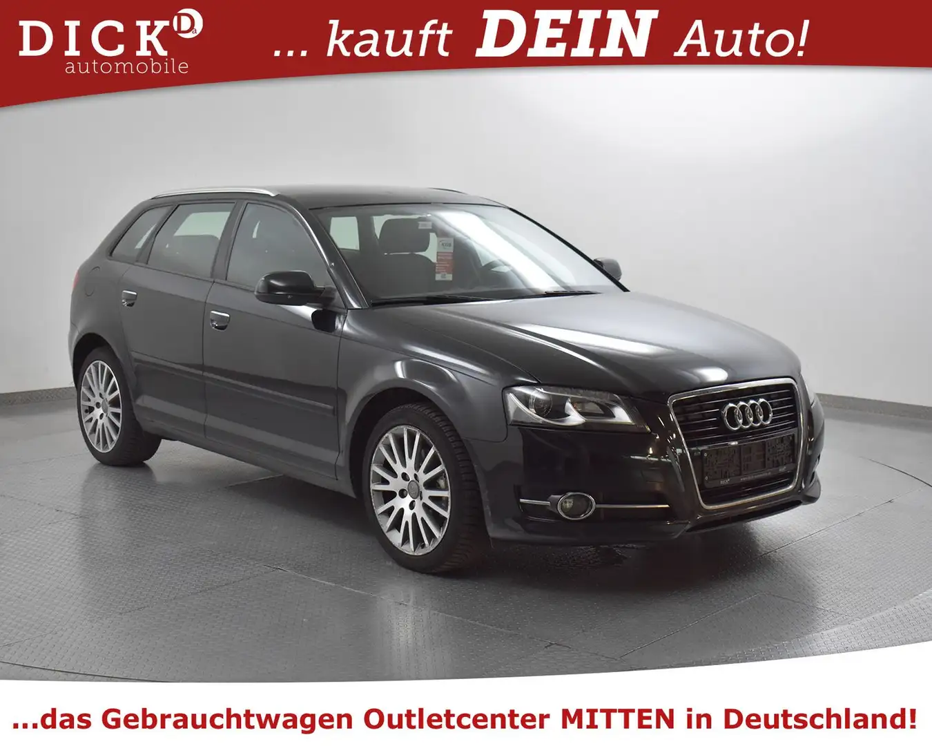 Audi A3 SB 1.4 TFSI Attract. XEN+SHZ+PDC+TEMP+MFL+17" Black - 1
