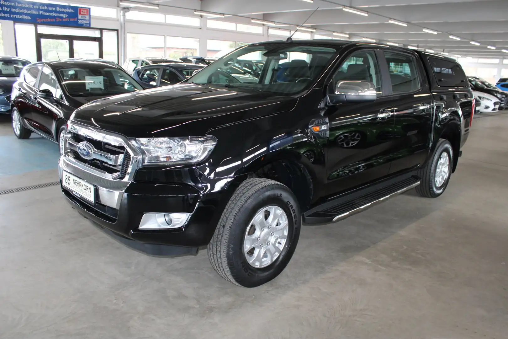 Ford Ranger XLT DOKA Automatik + AHK mit neuem Hardtop Schwarz - 2