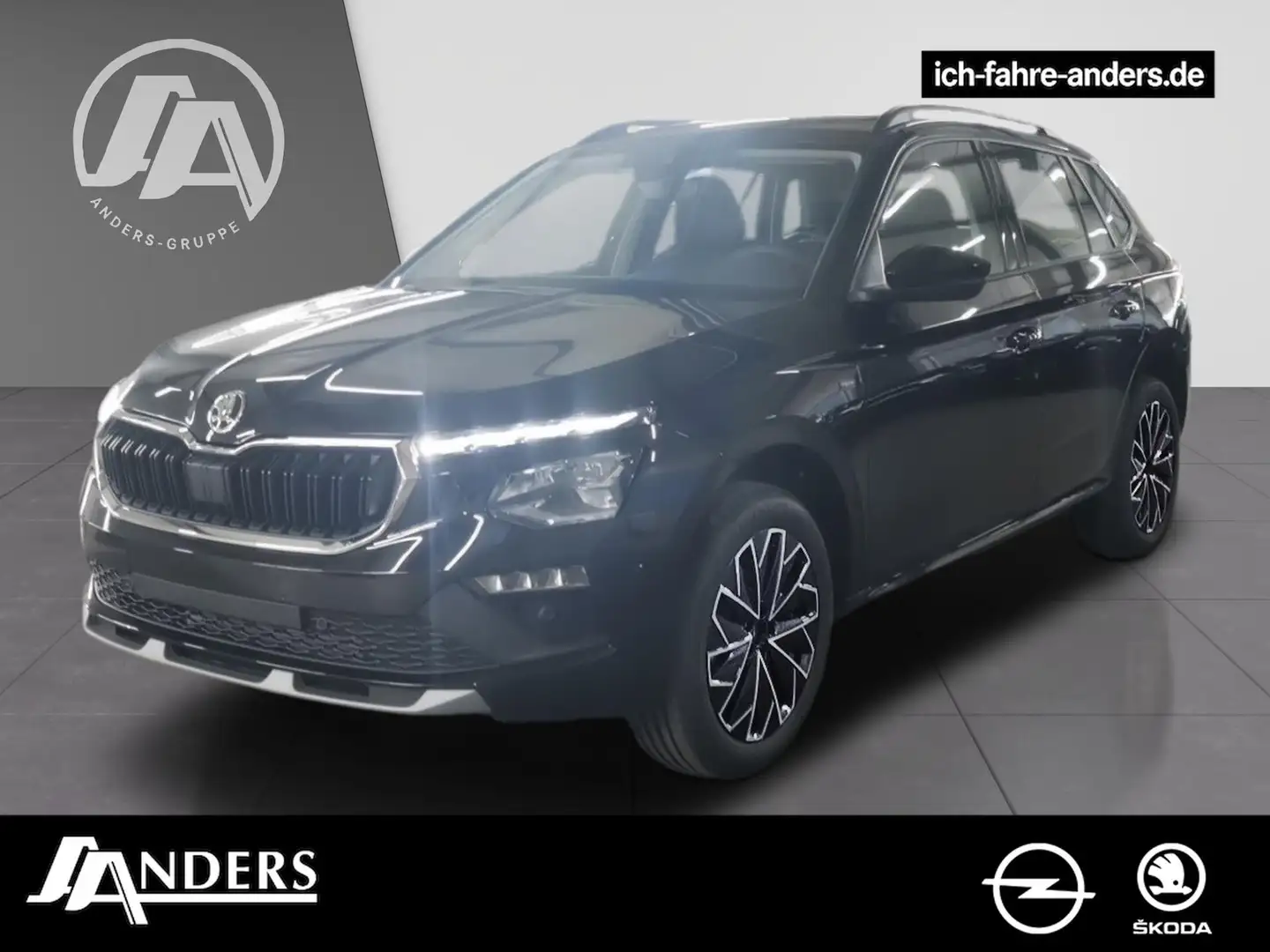 Skoda Kamiq Tour 1.0 TSI DSG +ACC+FLA+SHZ+W-Paket+AHK Zwart - 1